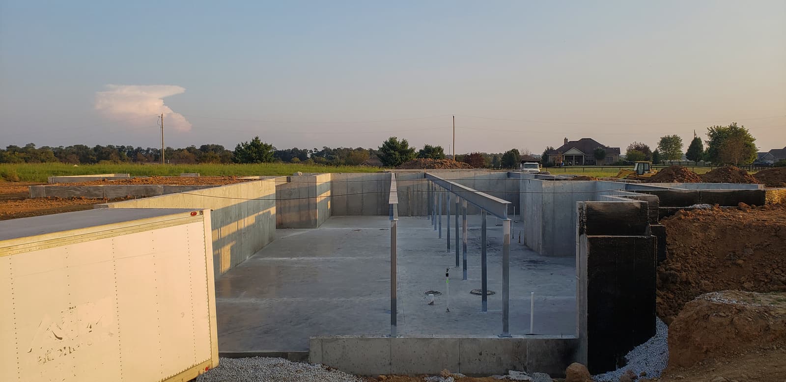 Structural and miscellaneous metal fabrication in progress for a contractor-led project.