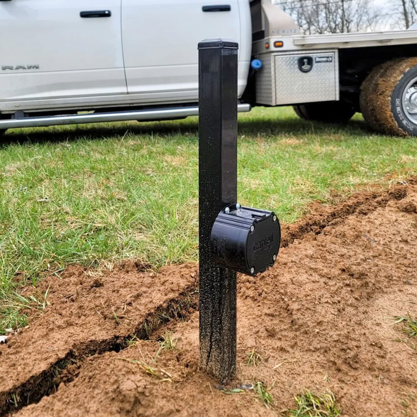 Automatic gate operator hardware and opener planning for driveway gates.