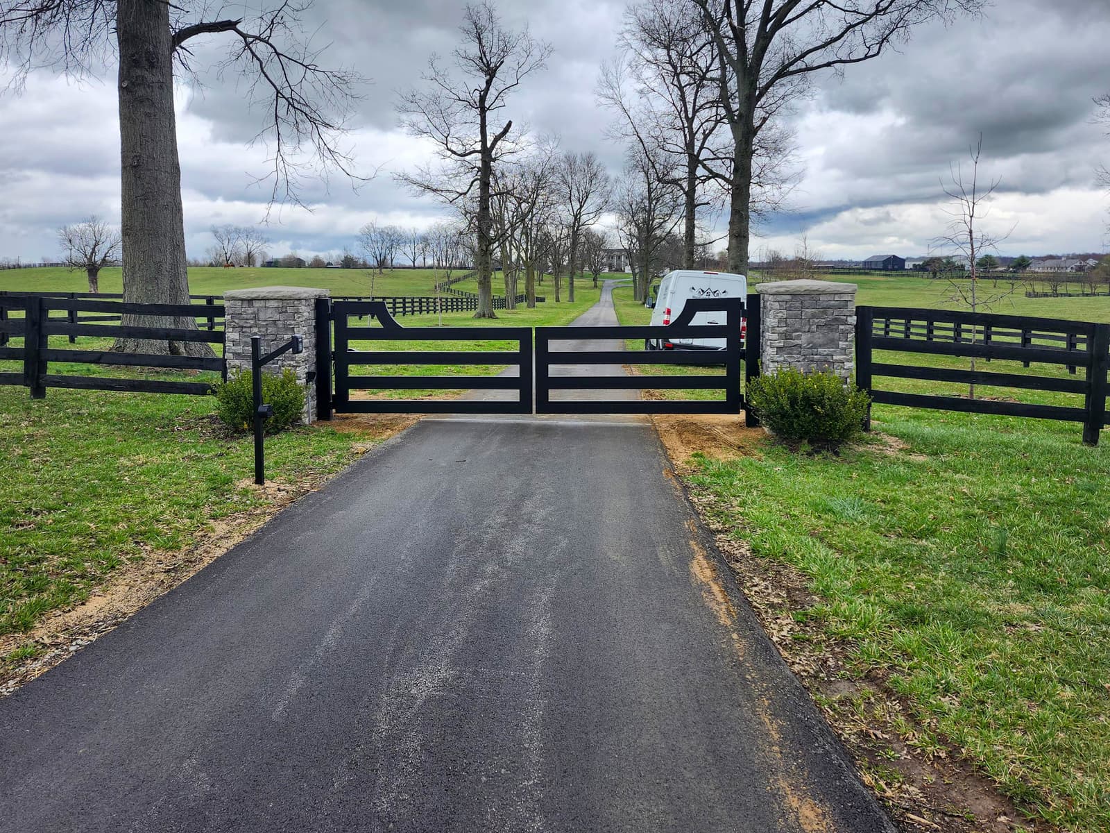 ASB Metal Farm Gate photo in gates work, Central Kentucky.