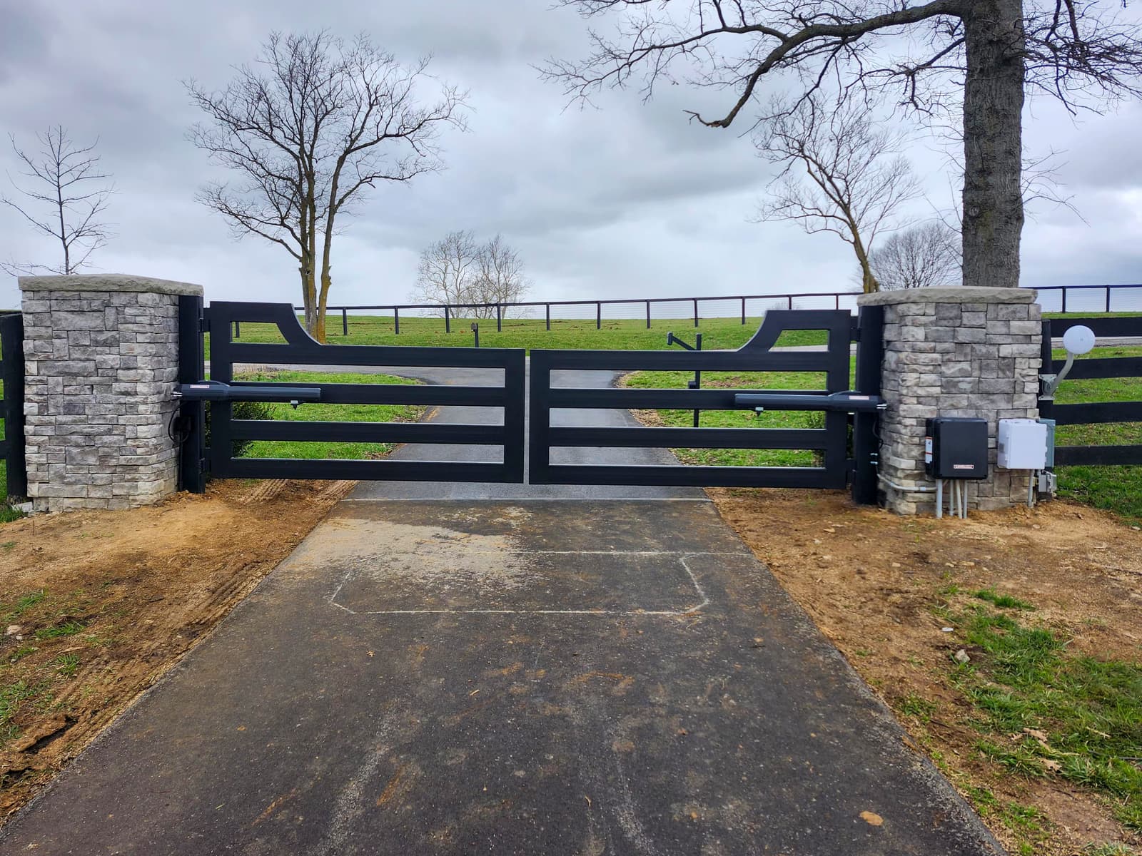 ASB Metal Farm Gate photo in gates work, Central Kentucky.