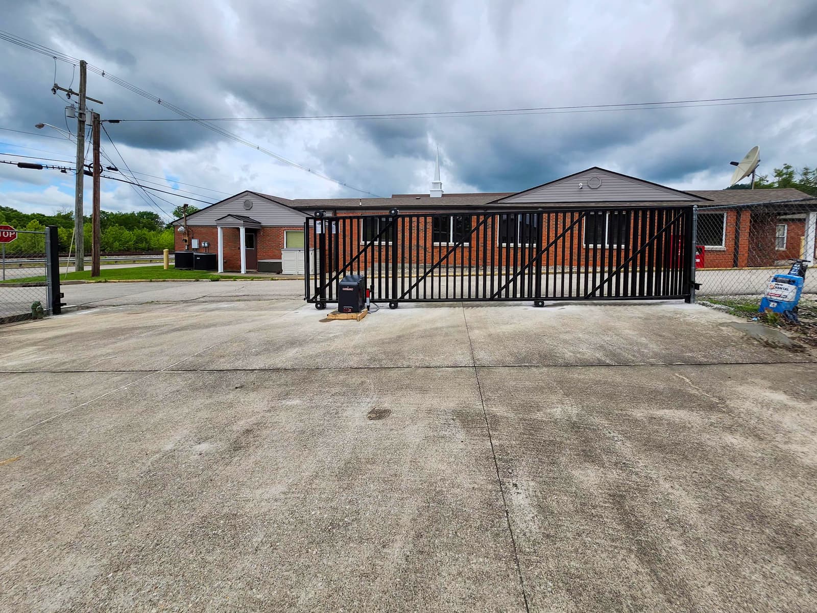 ASB Sliding Metal Gate photo in gates work, Central Kentucky.