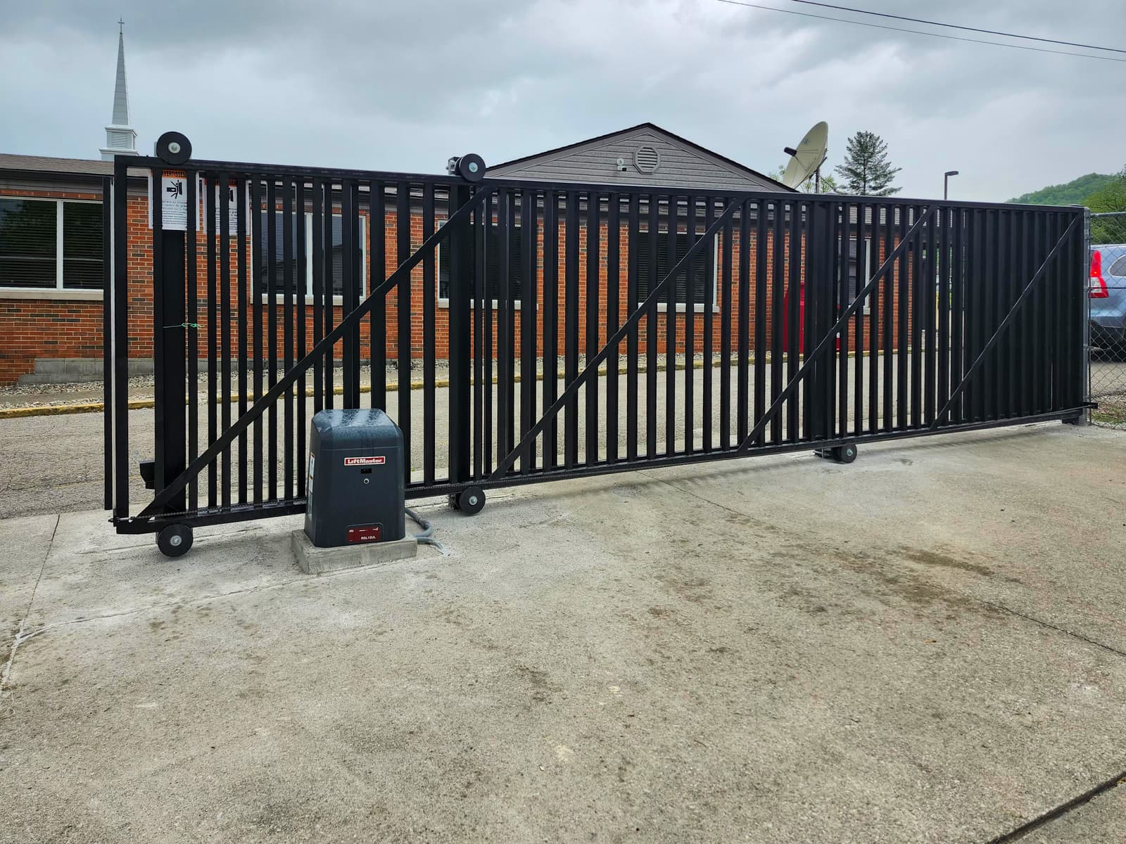ASB Sliding Metal Gate photo in gates work, Central Kentucky.