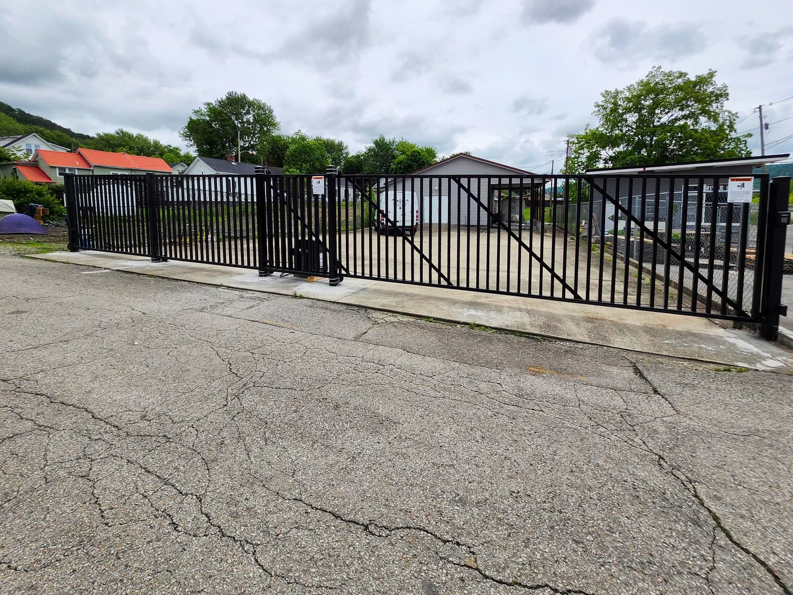 ASB Sliding Metal Gate photo in gates work, Central Kentucky.
