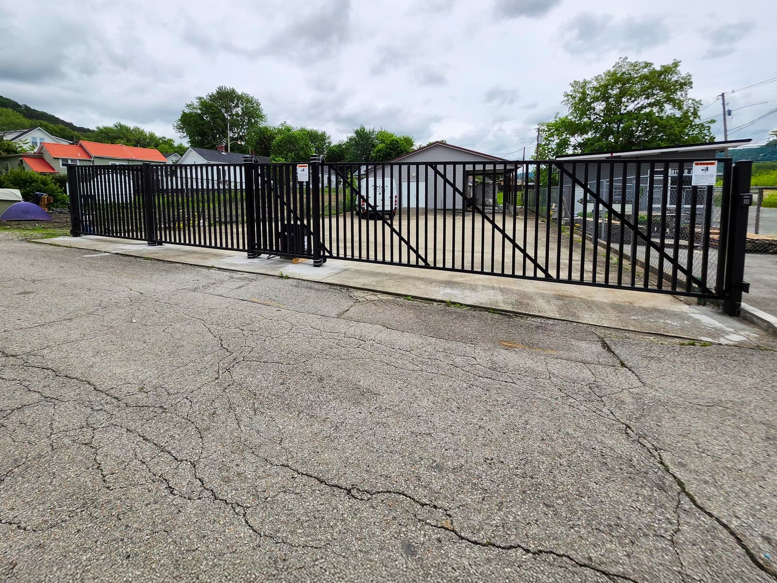 ASB Sliding Metal Gate photo in gates work, Central Kentucky.
