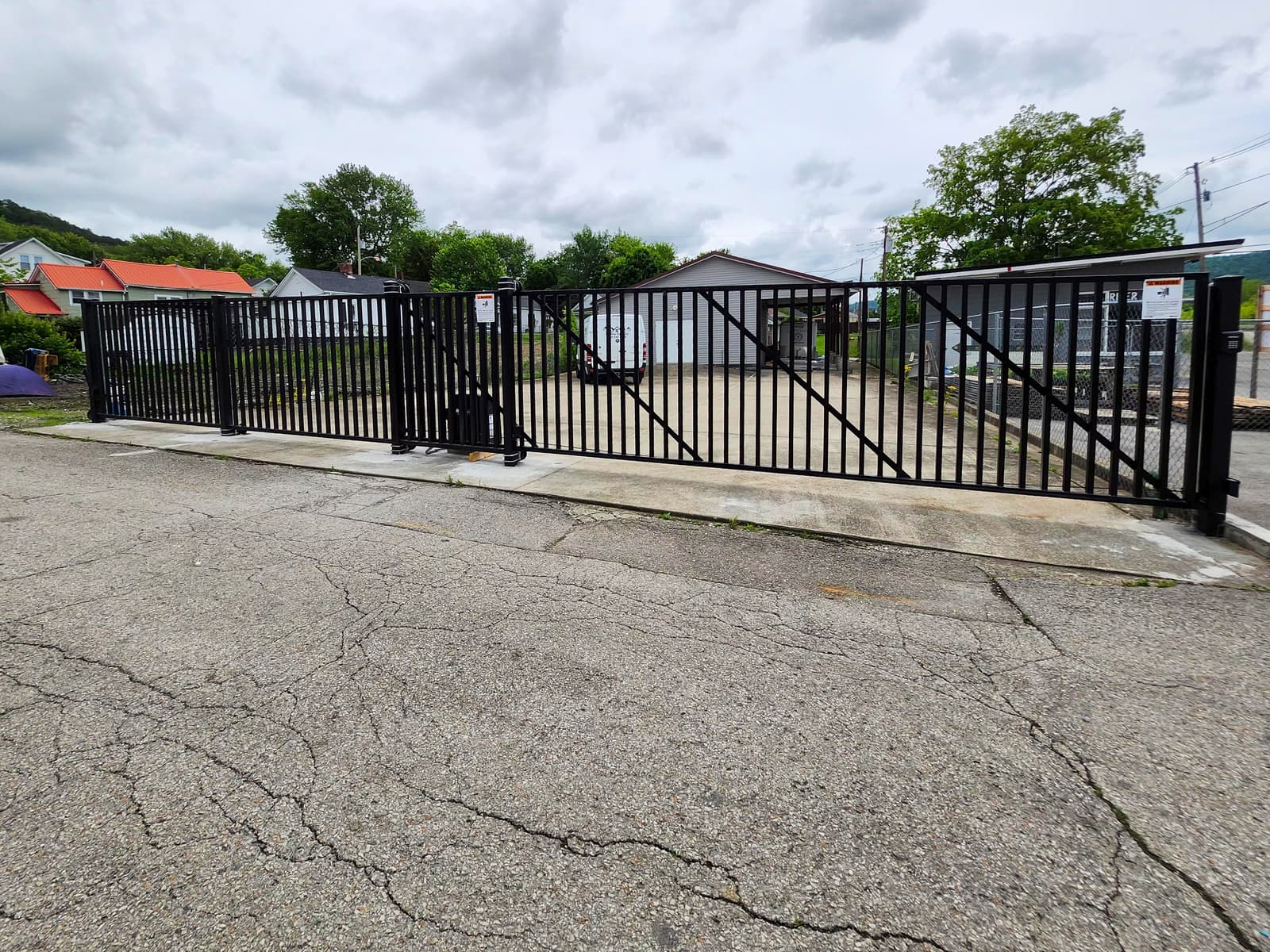 ASB Sliding Metal Gate photo in gates work, Central Kentucky.