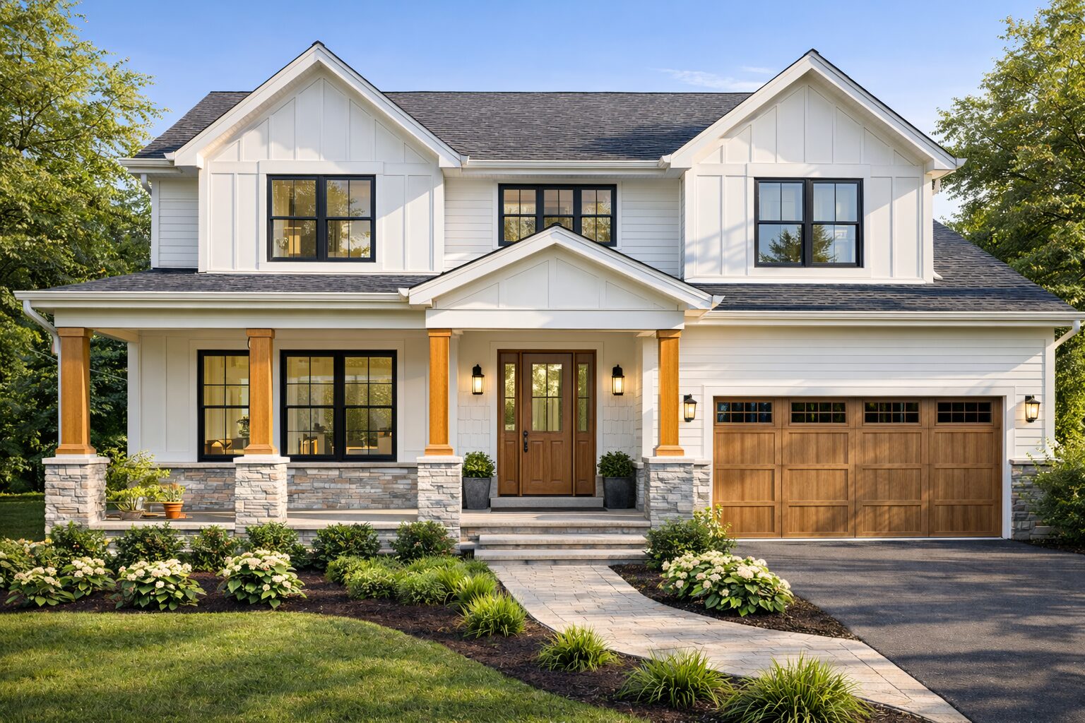 Modern Kentucky farmhouse exterior