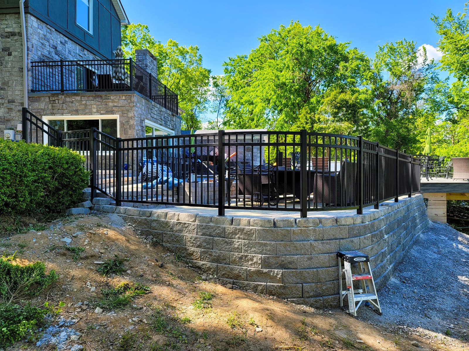 ASB Metal Railing photo in railing work, Central Kentucky.