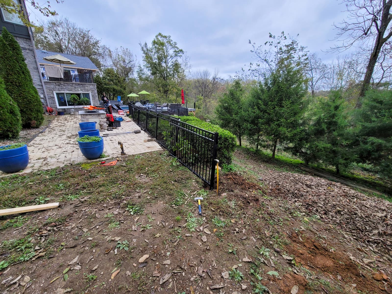 ASB Metal Railing photo in railing work, Central Kentucky.