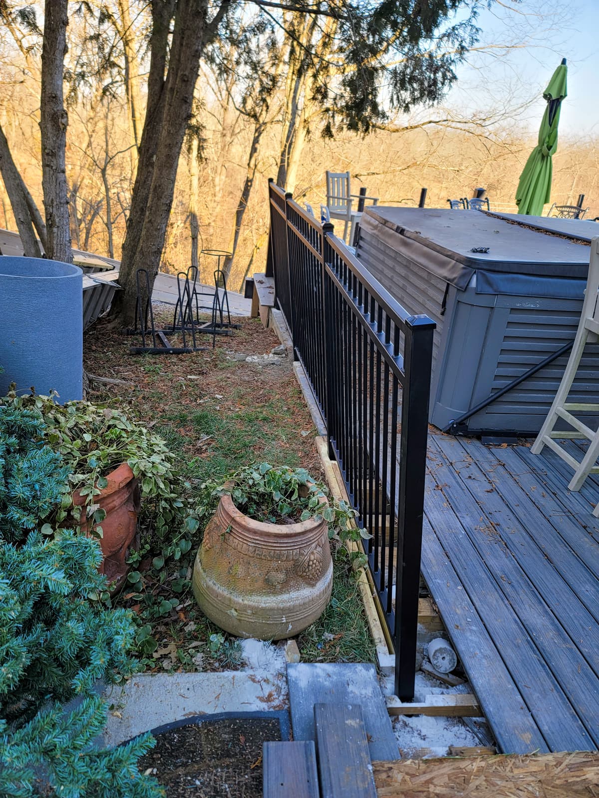 ASB Metal Railing photo in railing work, Central Kentucky.