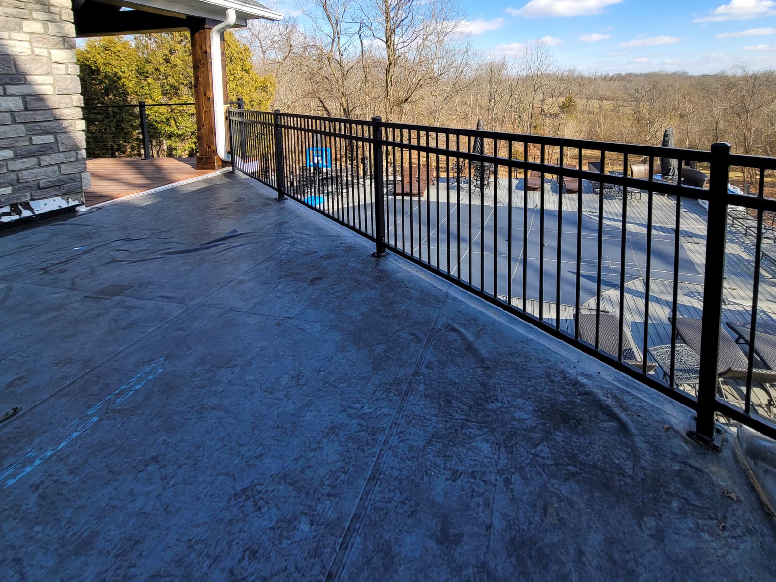 ASB Metal Railing photo in railing work, Central Kentucky.