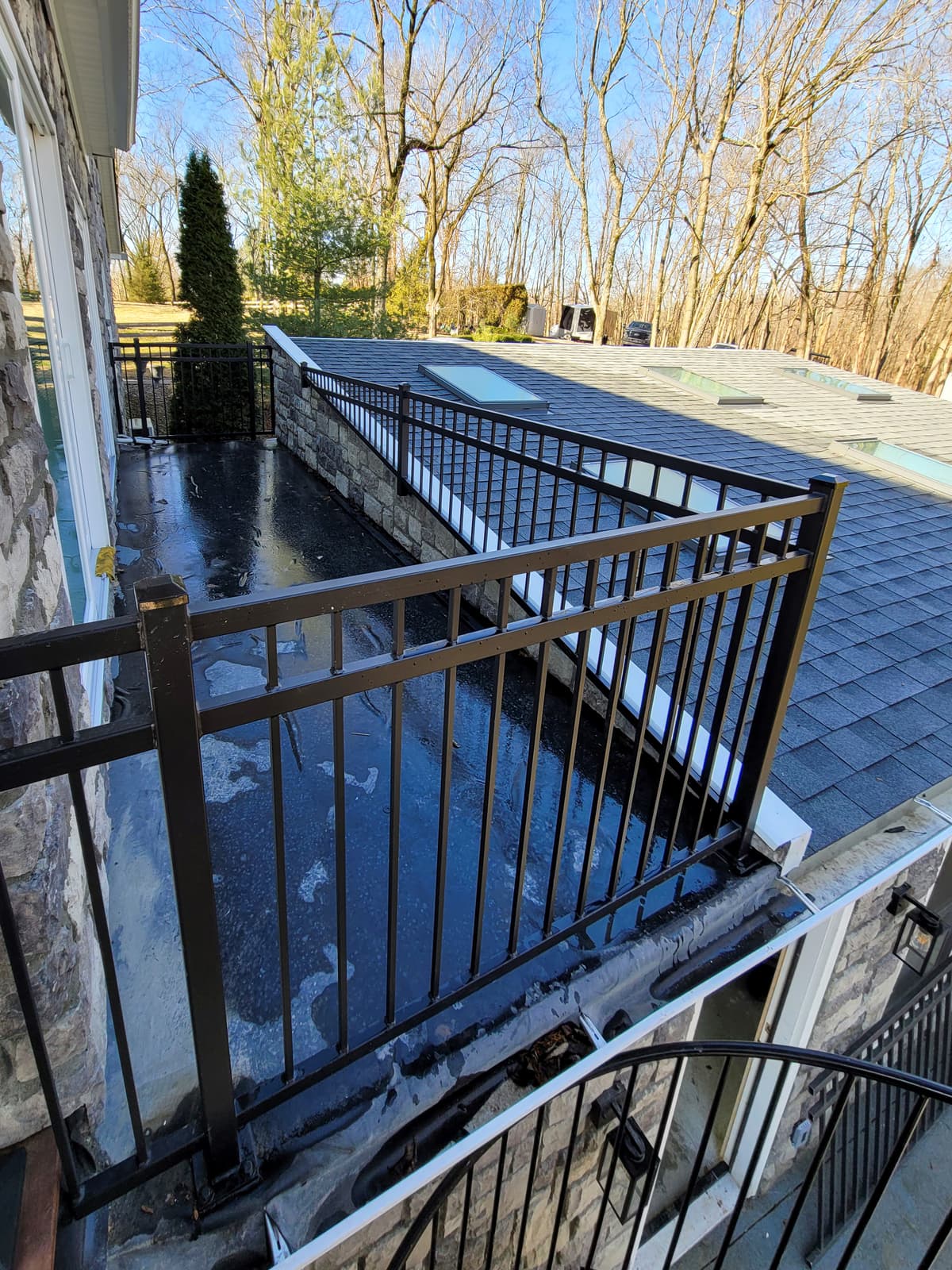 ASB Metal Railing photo in railing work, Central Kentucky.