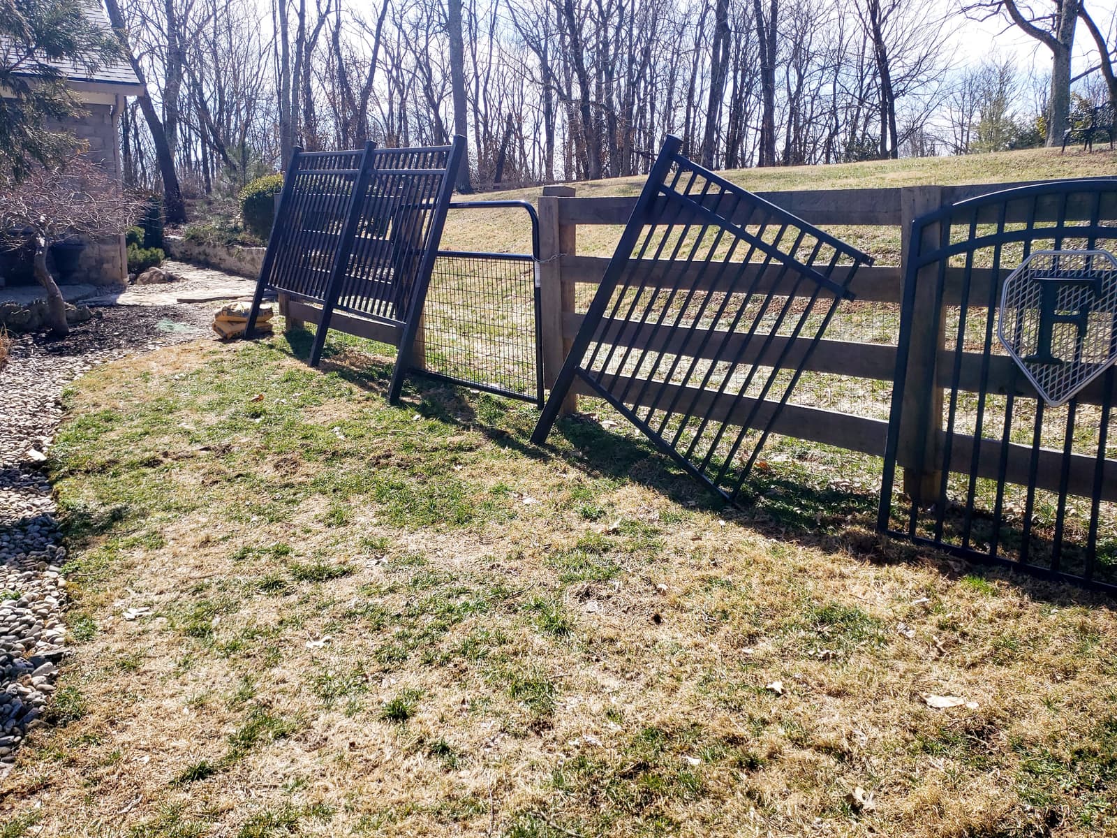 ASB Metal Railing Deck photo in railing work, Central Kentucky.