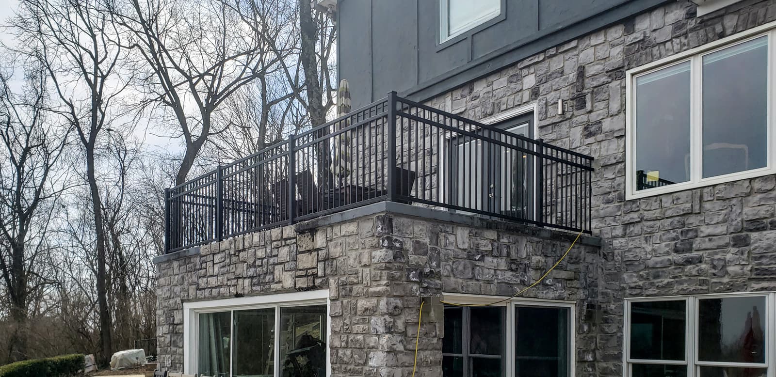 ASB Metal Railing Deck photo in railing work, Central Kentucky.