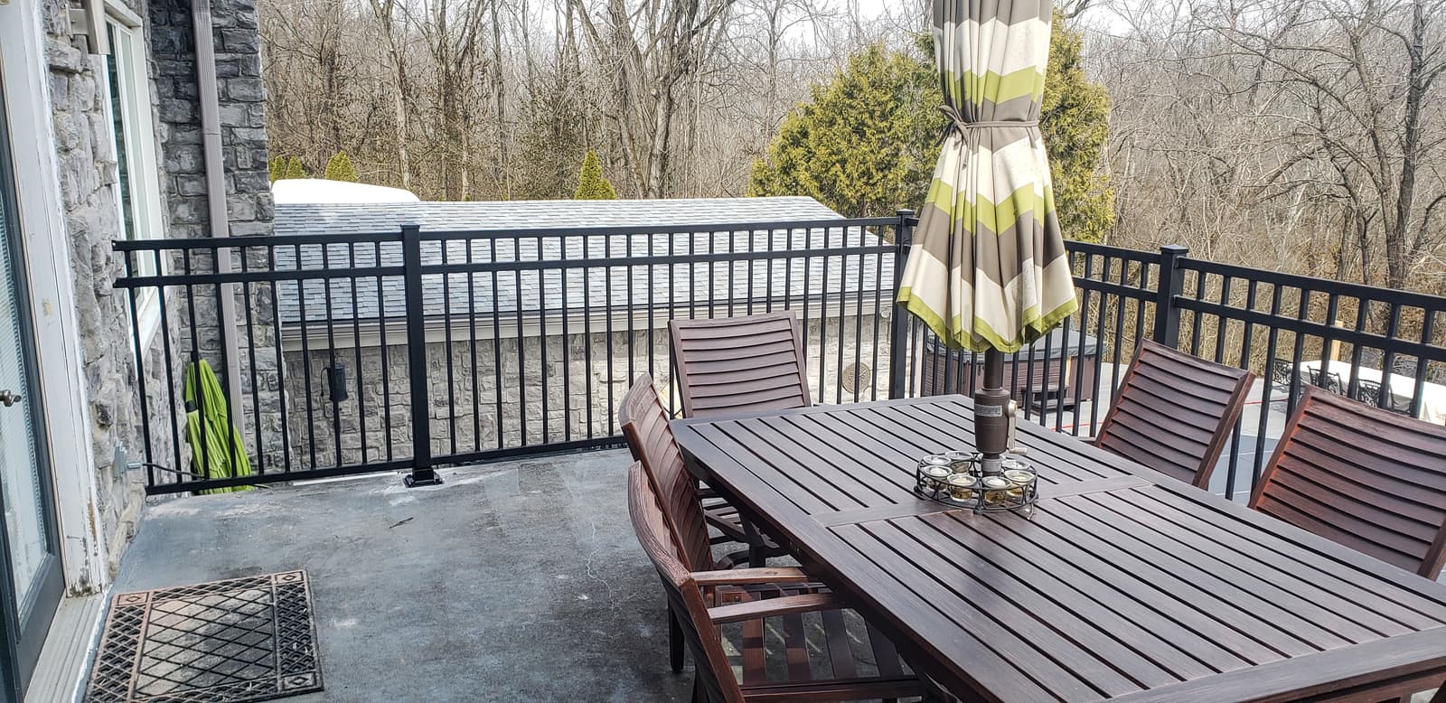ASB Metal Railing Deck photo in railing work, Central Kentucky.