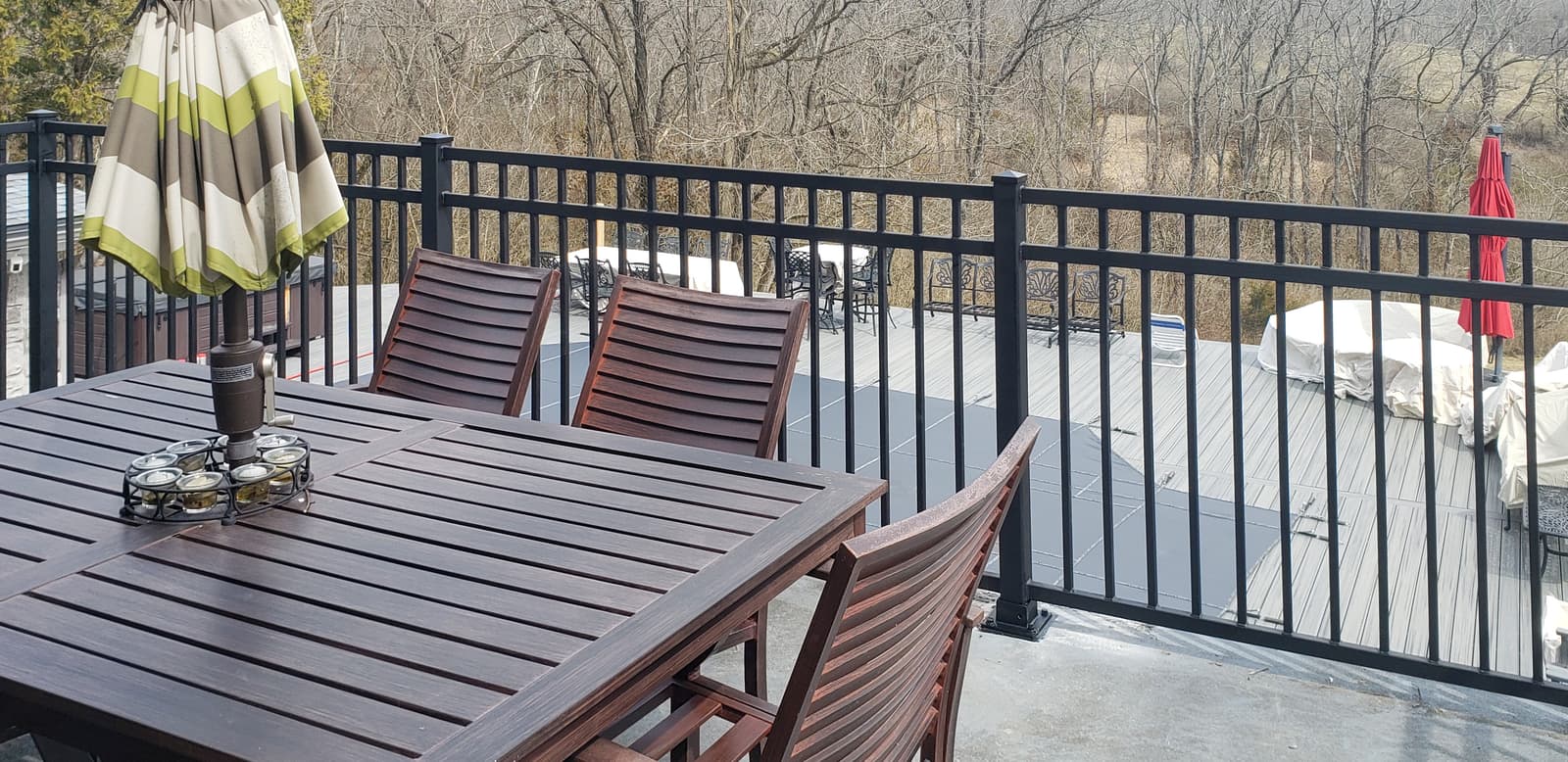 ASB Metal Railing Deck photo in railing work, Central Kentucky.