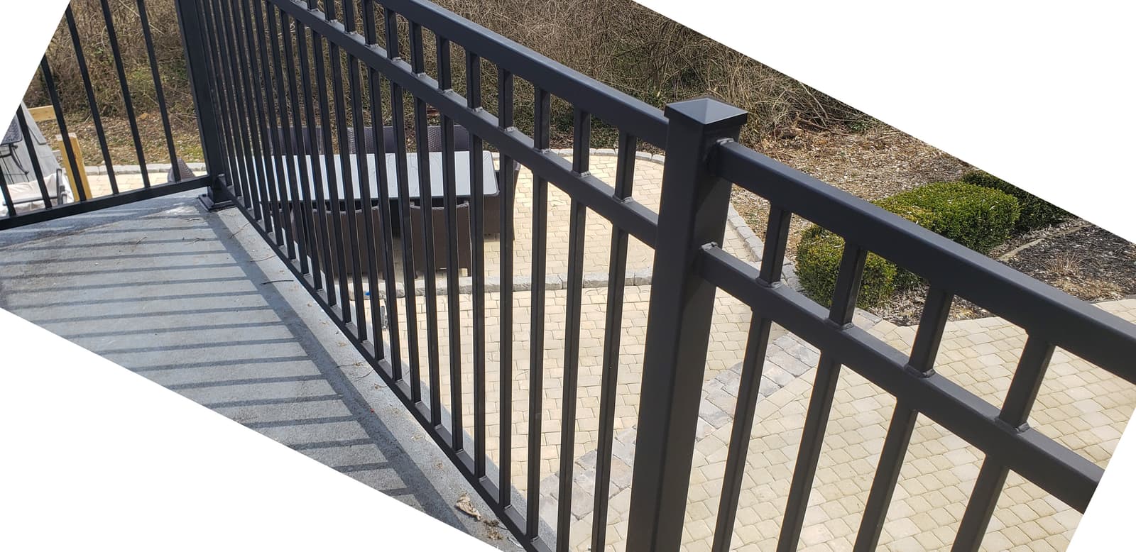 ASB Metal Railing Deck photo in railing work, Central Kentucky.