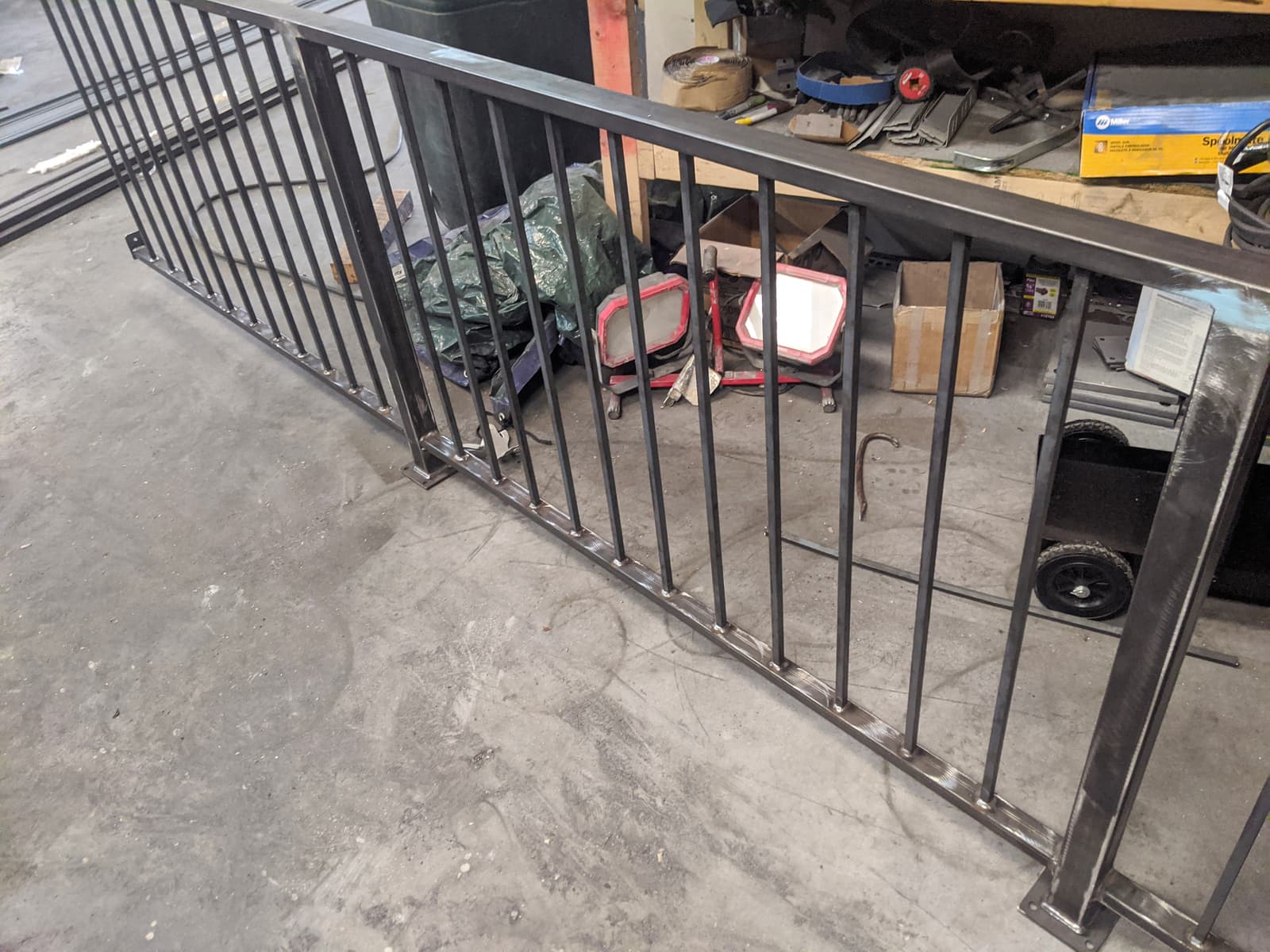 ASB Metal Railing Deck Remodel photo in railing work, Central Kentucky.