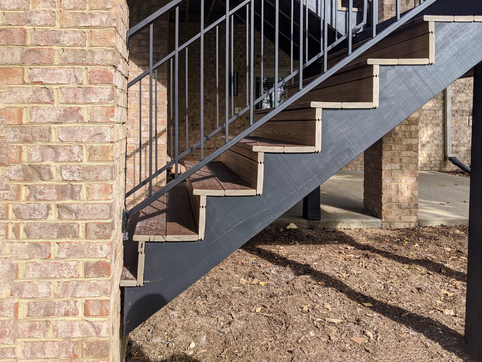 ASB Metal Railing Deck Remodel photo in railing work, Central Kentucky.