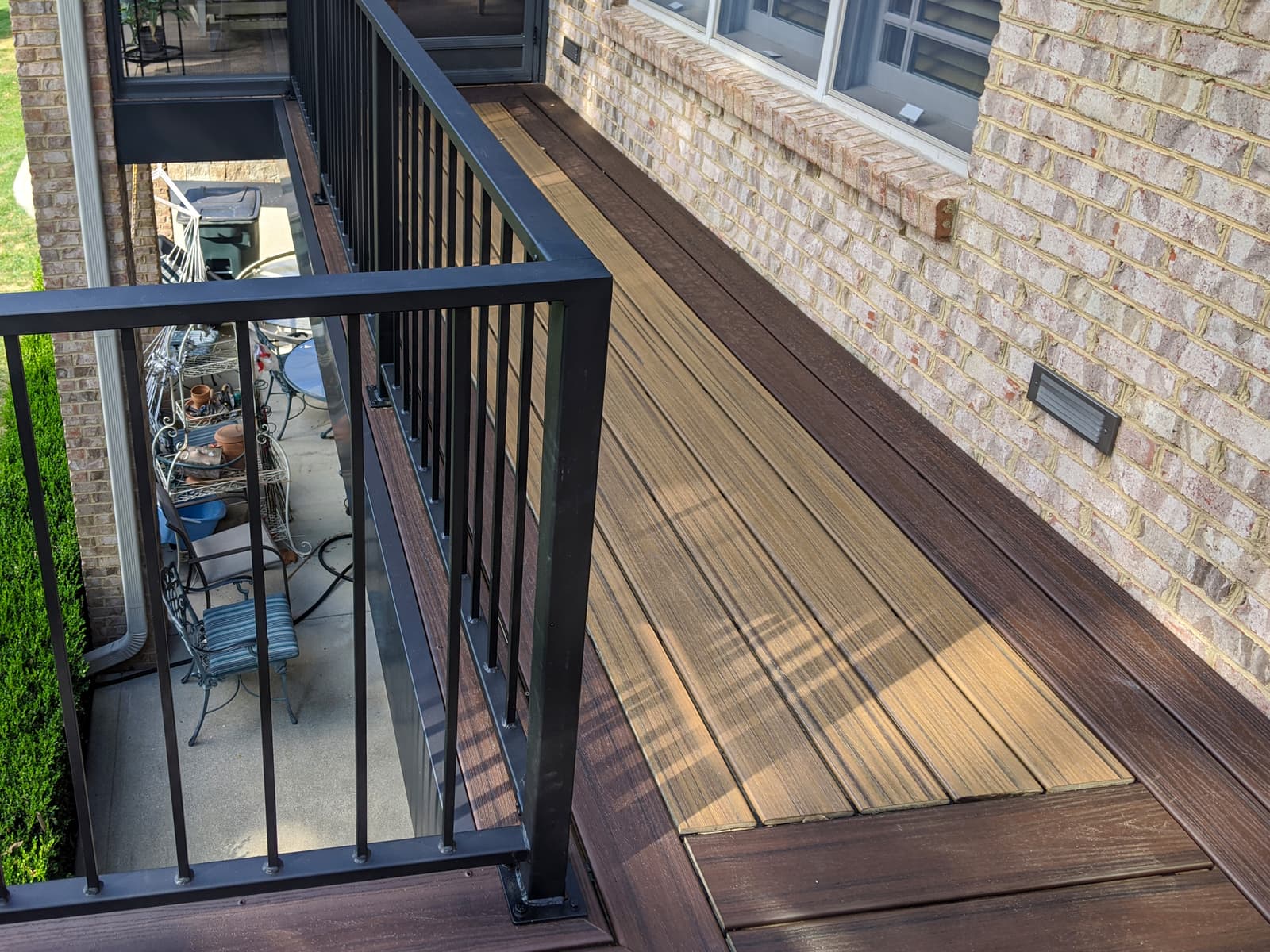 ASB Metal Railing Deck Remodel photo in railing work, Central Kentucky.