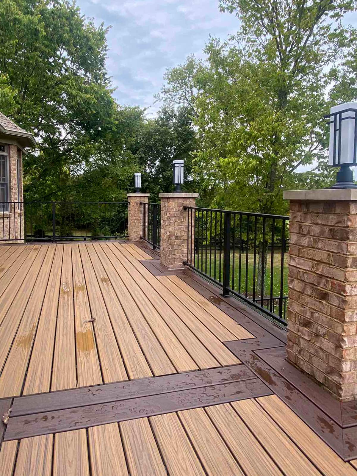 ASB Metal Railing Deck Remodel photo in railing work, Central Kentucky.