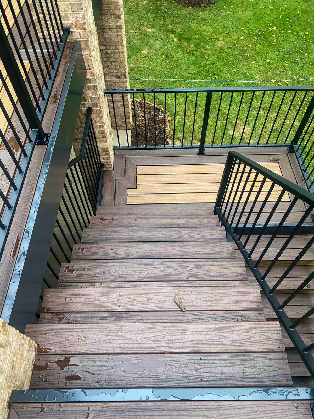 ASB Metal Railing Deck Remodel photo in railing work, Central Kentucky.
