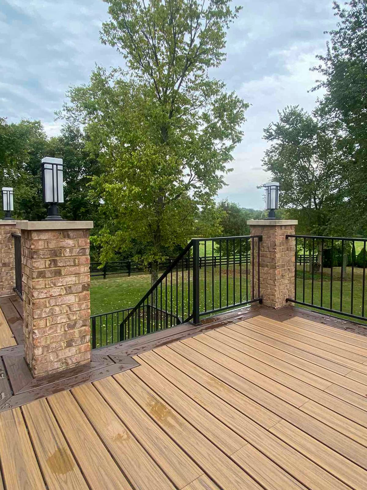 ASB Metal Railing Deck Remodel photo in railing work, Central Kentucky.