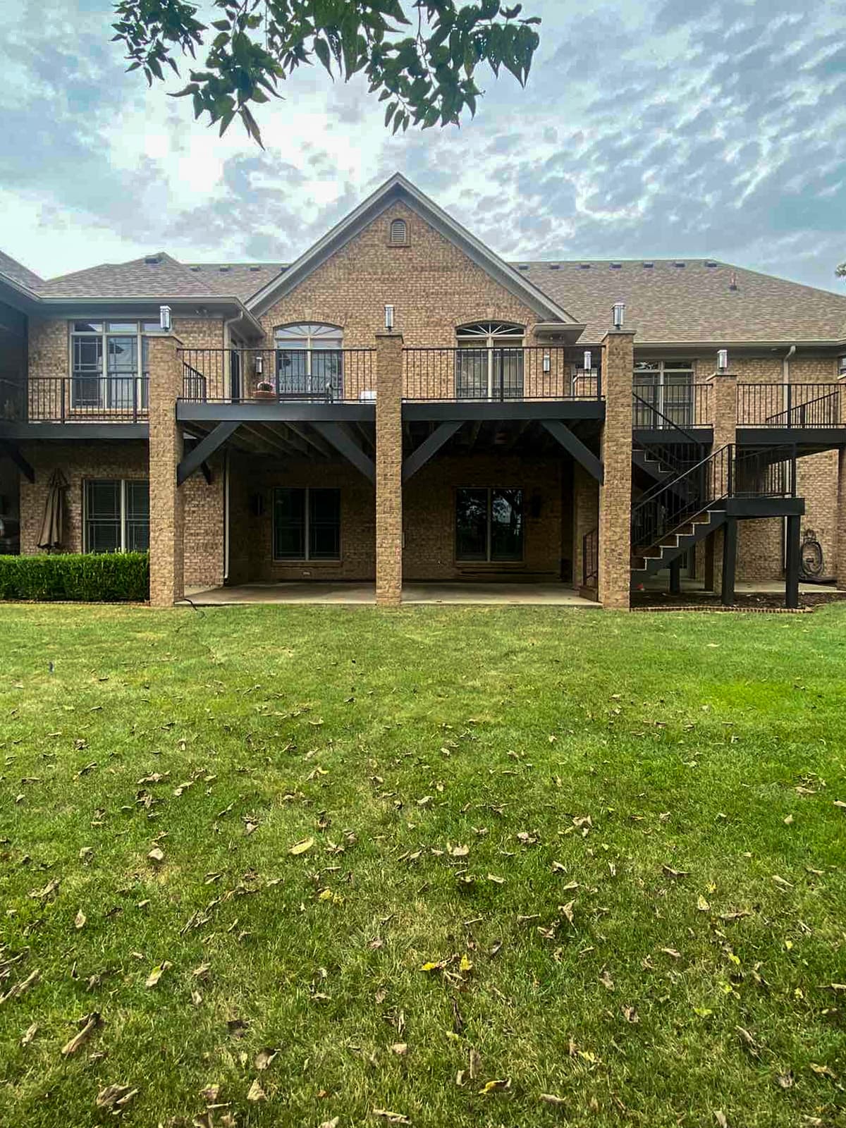 ASB Metal Railing Deck Remodel photo in railing work, Central Kentucky.