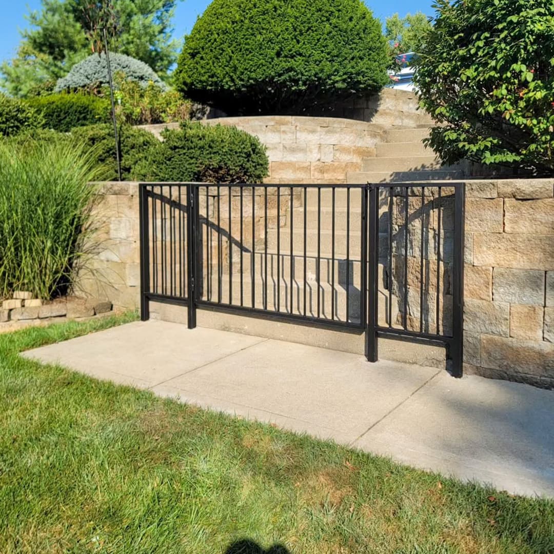 ASB Metal Railing Deck Remodel photo in railing work, Central Kentucky.