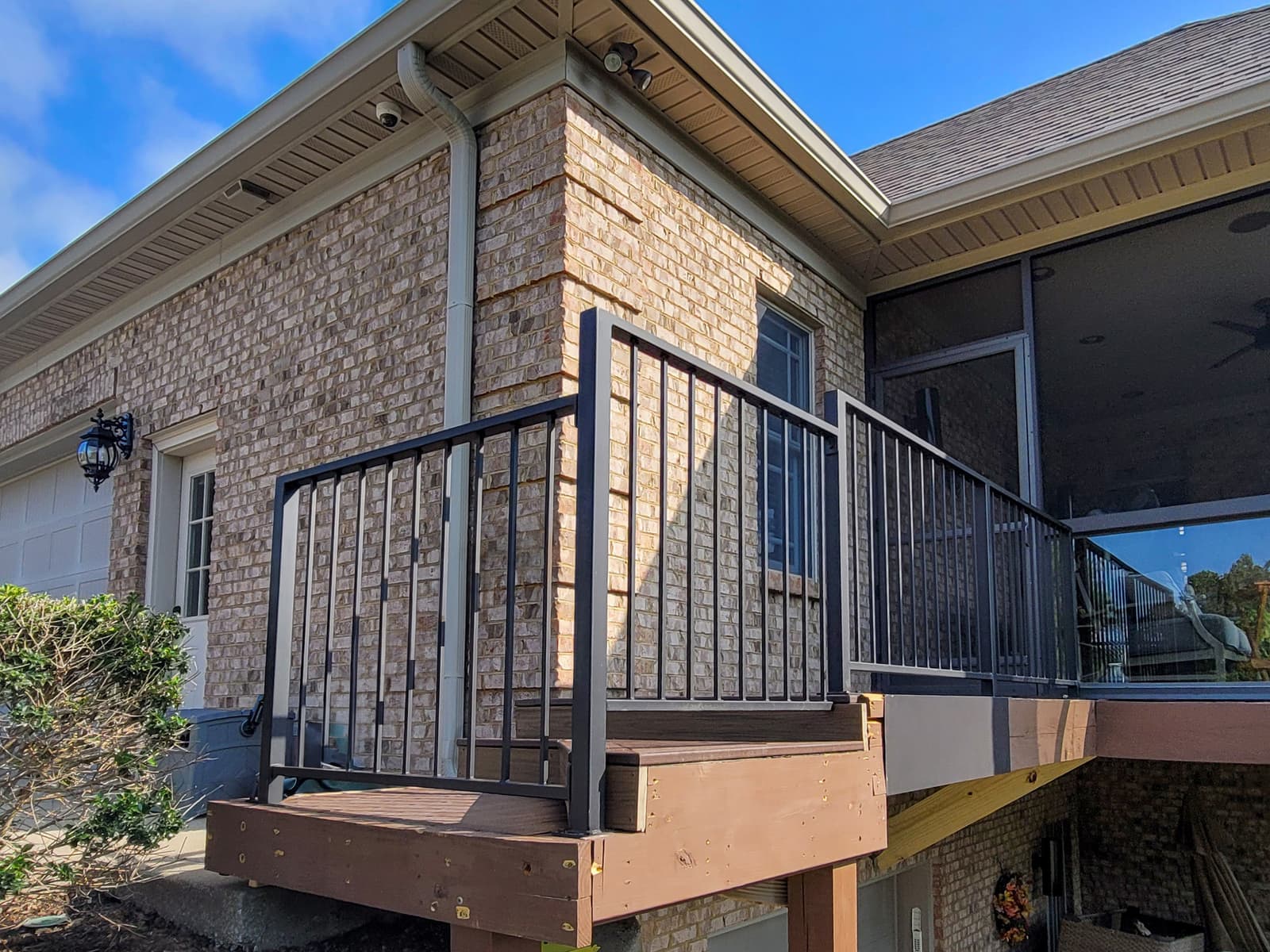 ASB Metal Railing Deck Remodel photo in railing work, Central Kentucky.