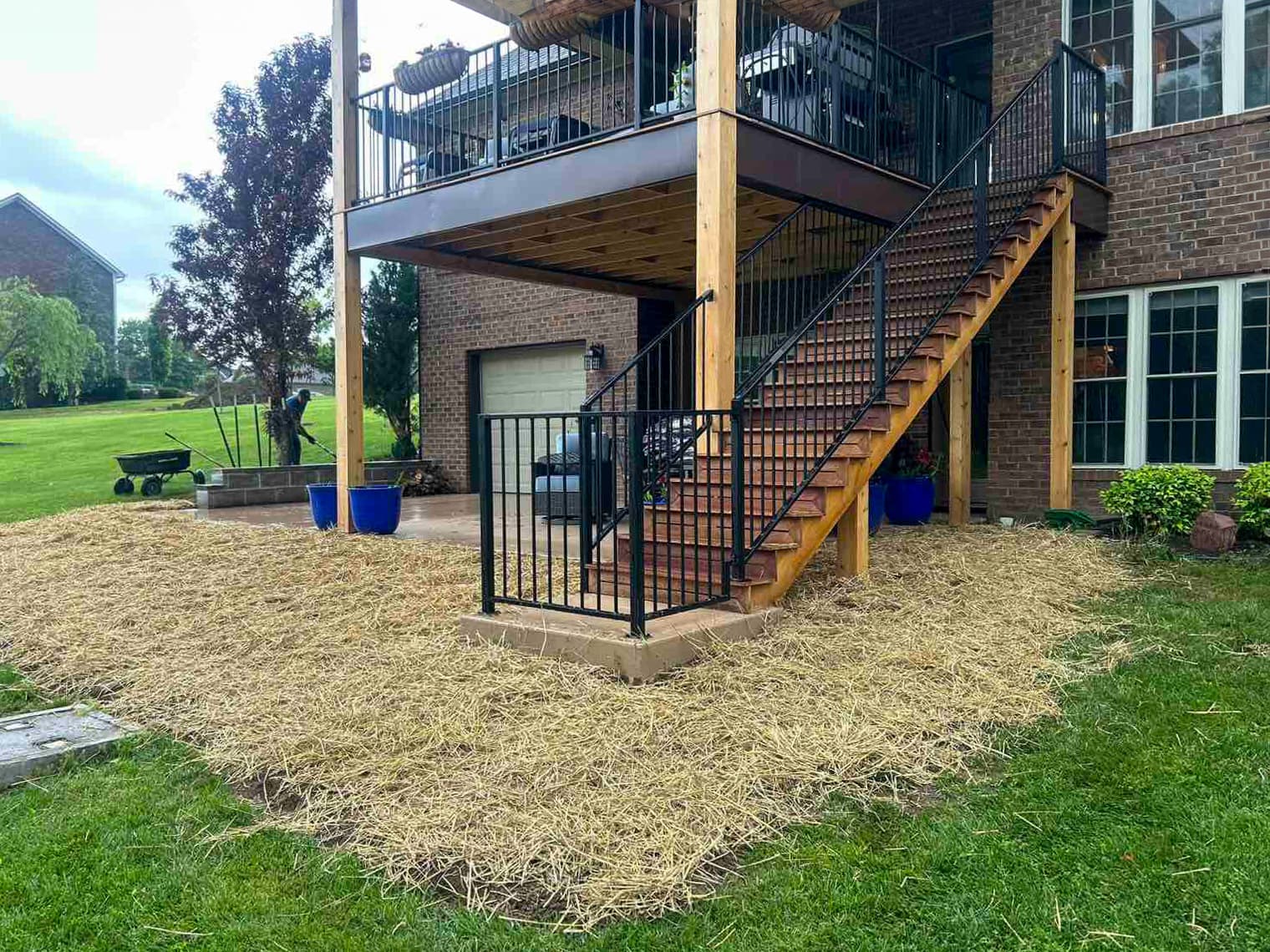 ASB Metal Deck Railing photo in railing work, Central Kentucky.