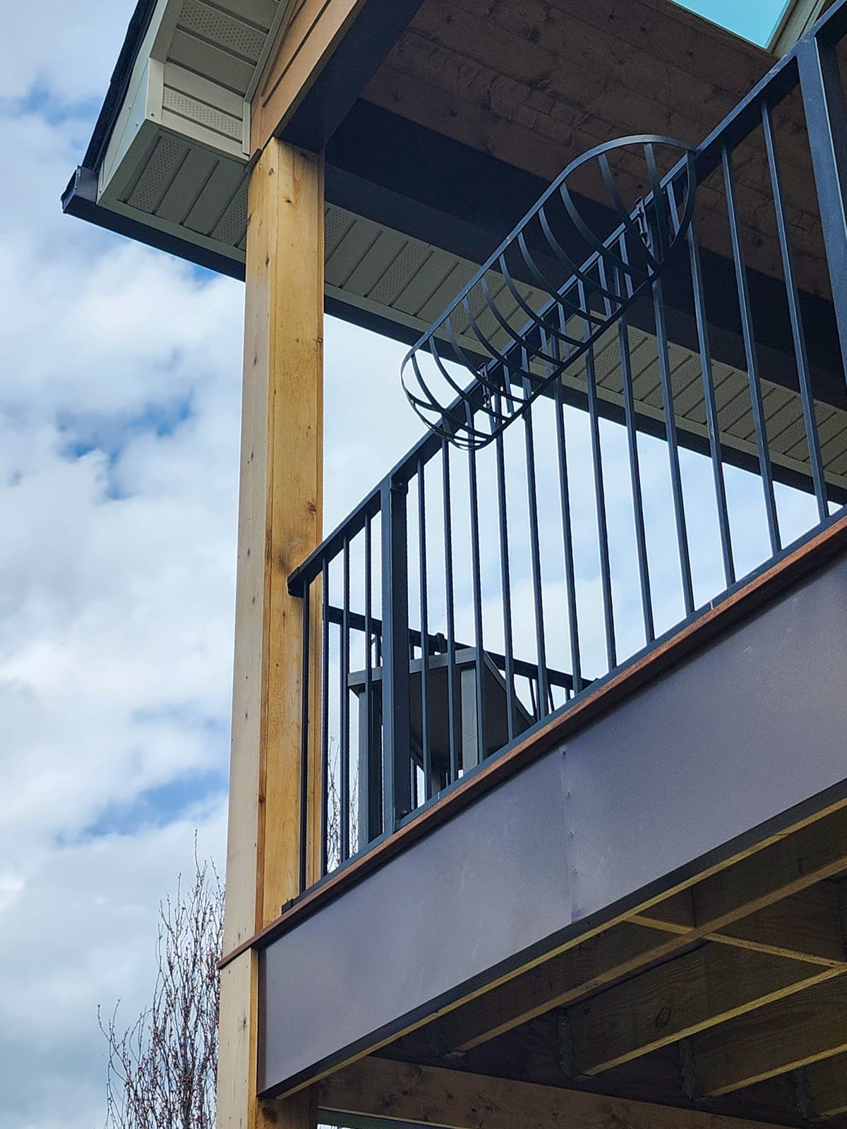 ASB Metal Deck Railing photo in railing work, Central Kentucky.
