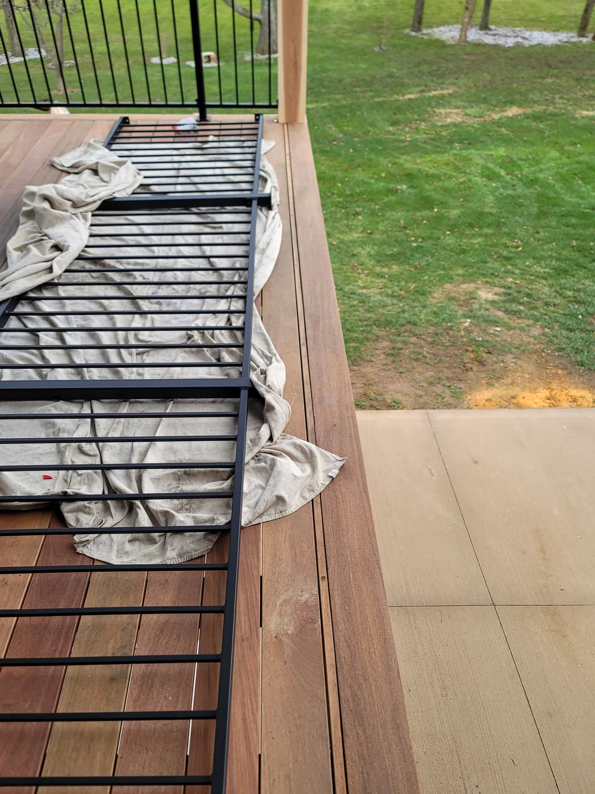ASB Metal Deck Railing photo in railing work, Central Kentucky.