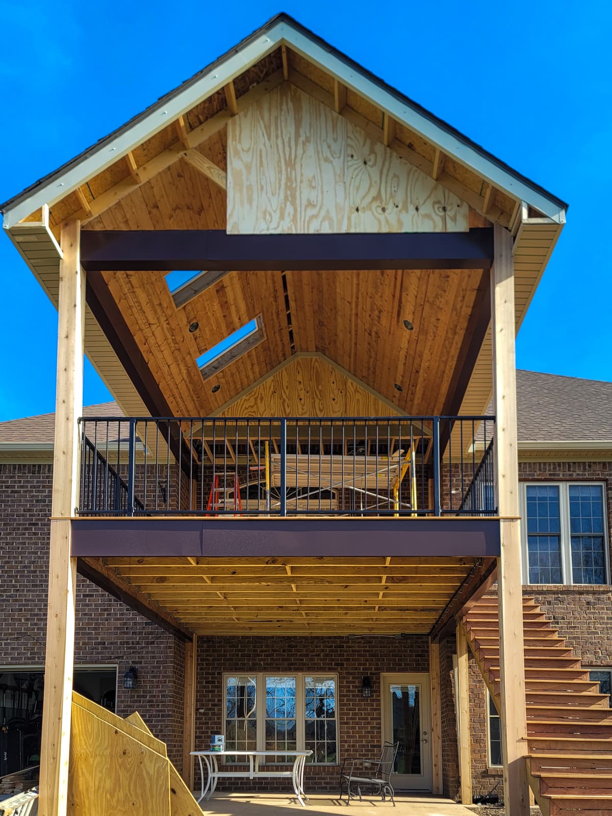 ASB Metal Deck Railing photo in railing work, Central Kentucky.