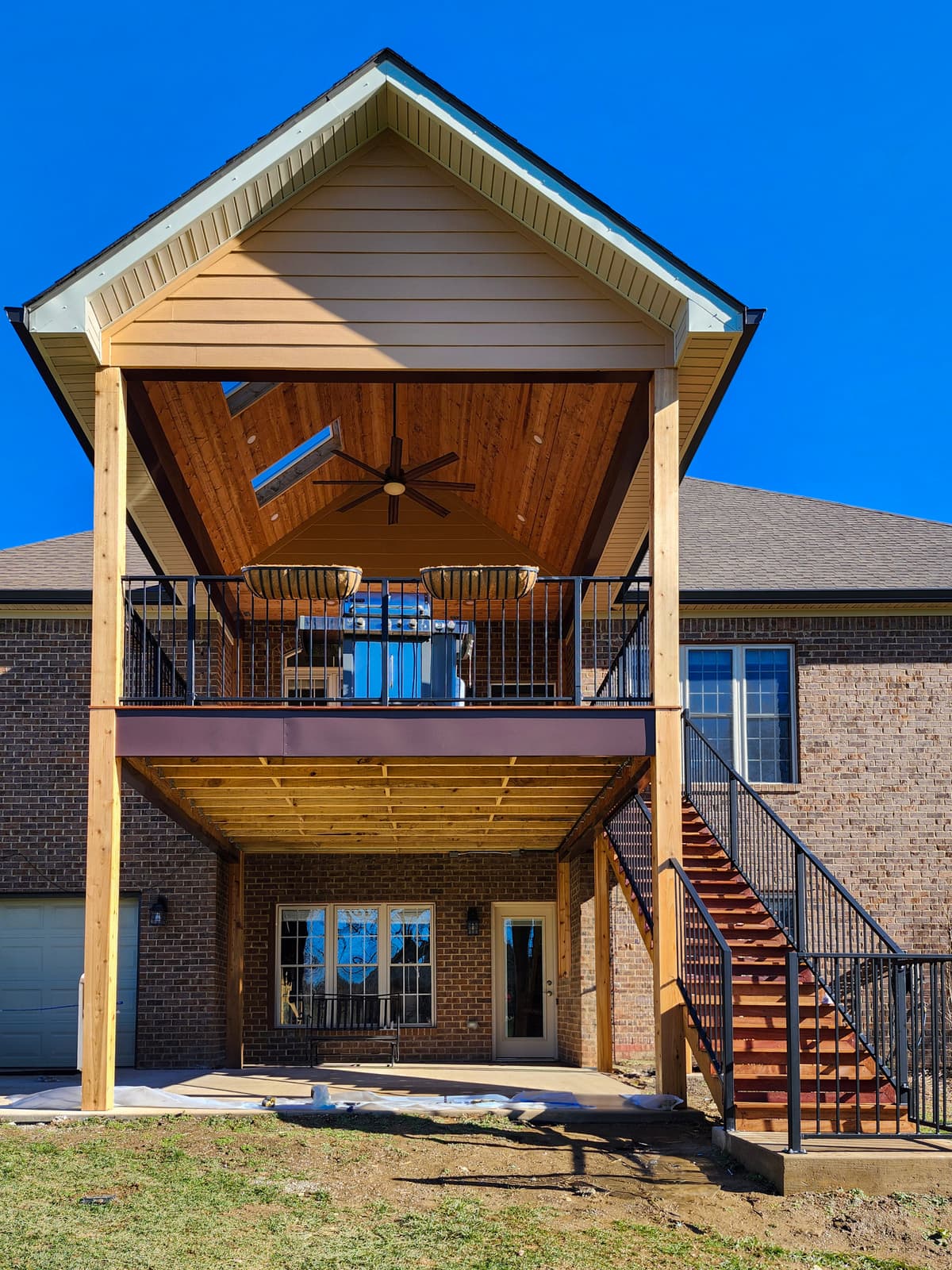 ASB Metal Deck Railing photo in railing work, Central Kentucky.