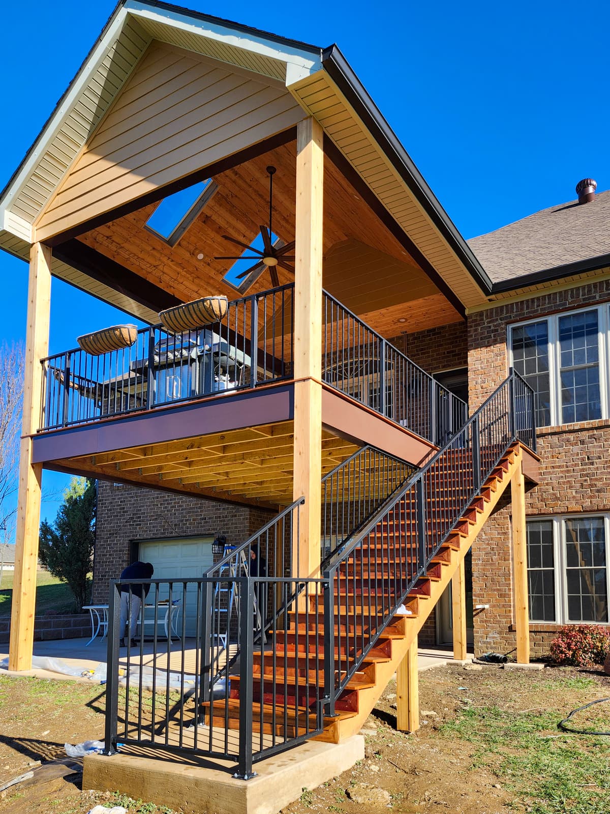 ASB Metal Deck Railing photo in railing work, Central Kentucky.