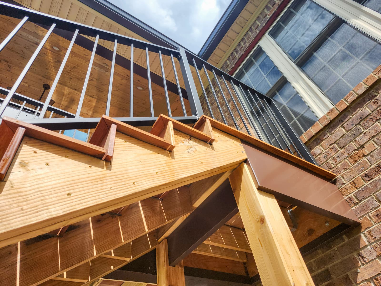 ASB Metal Deck Railing photo in railing work, Central Kentucky.