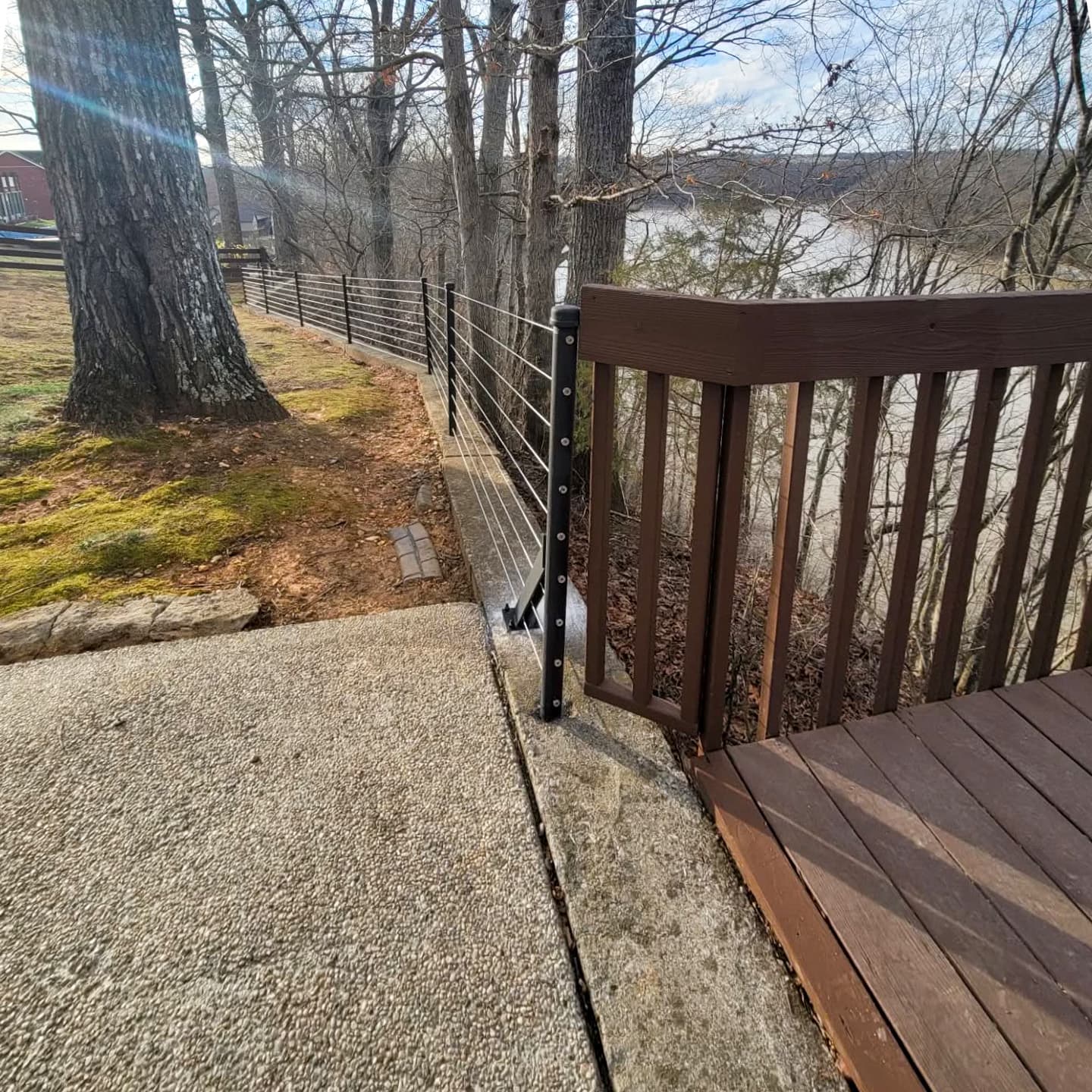 ASB Cable Railing Installation photo in railing work, Central Kentucky.