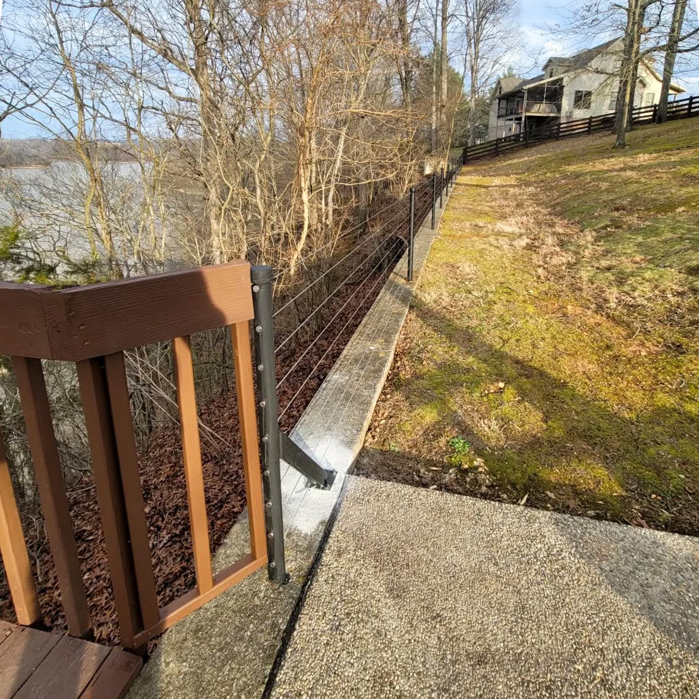 ASB Cable Railing Installation photo in railing work, Central Kentucky.