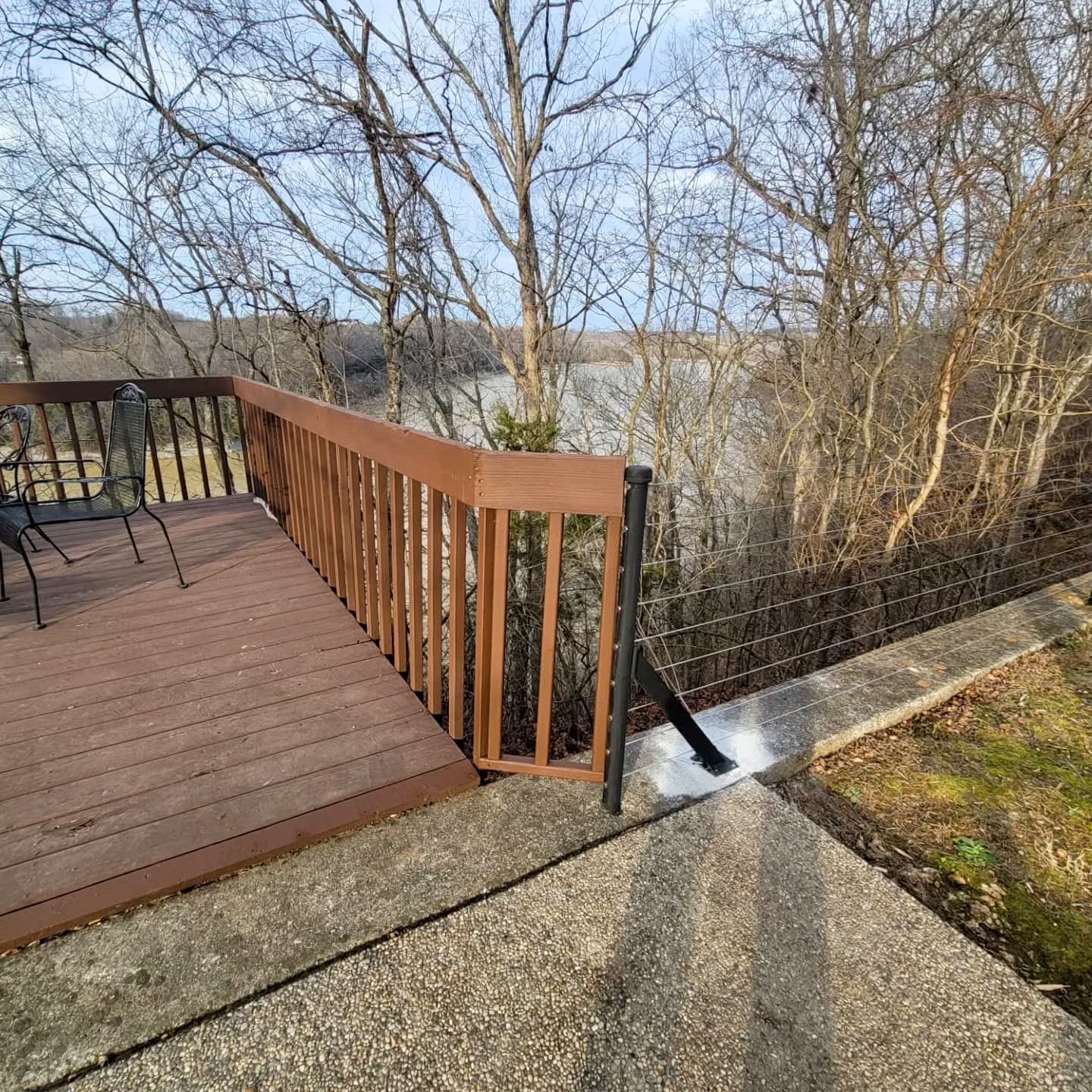 ASB Cable Railing Installation photo in railing work, Central Kentucky.