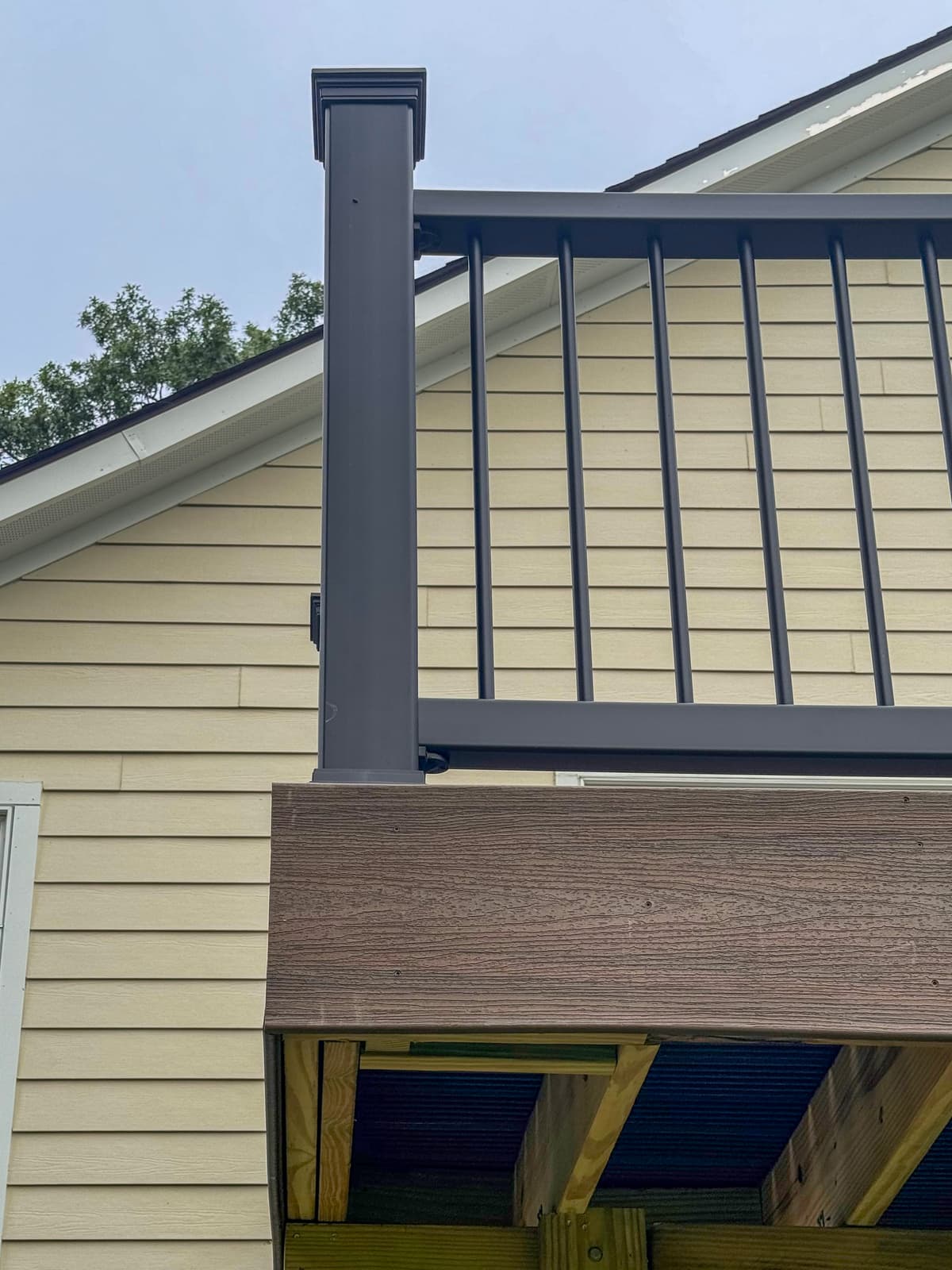 ASB Deck Reconstruction photo in railing work, Central Kentucky.