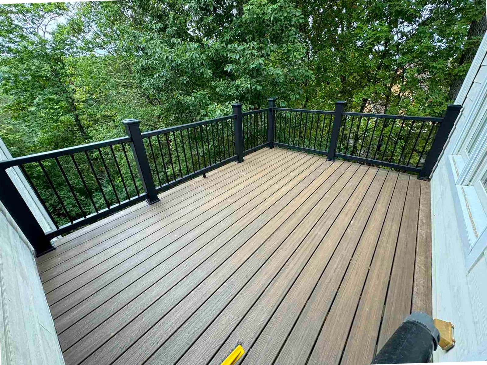 ASB Deck Reconstruction photo in railing work, Central Kentucky.