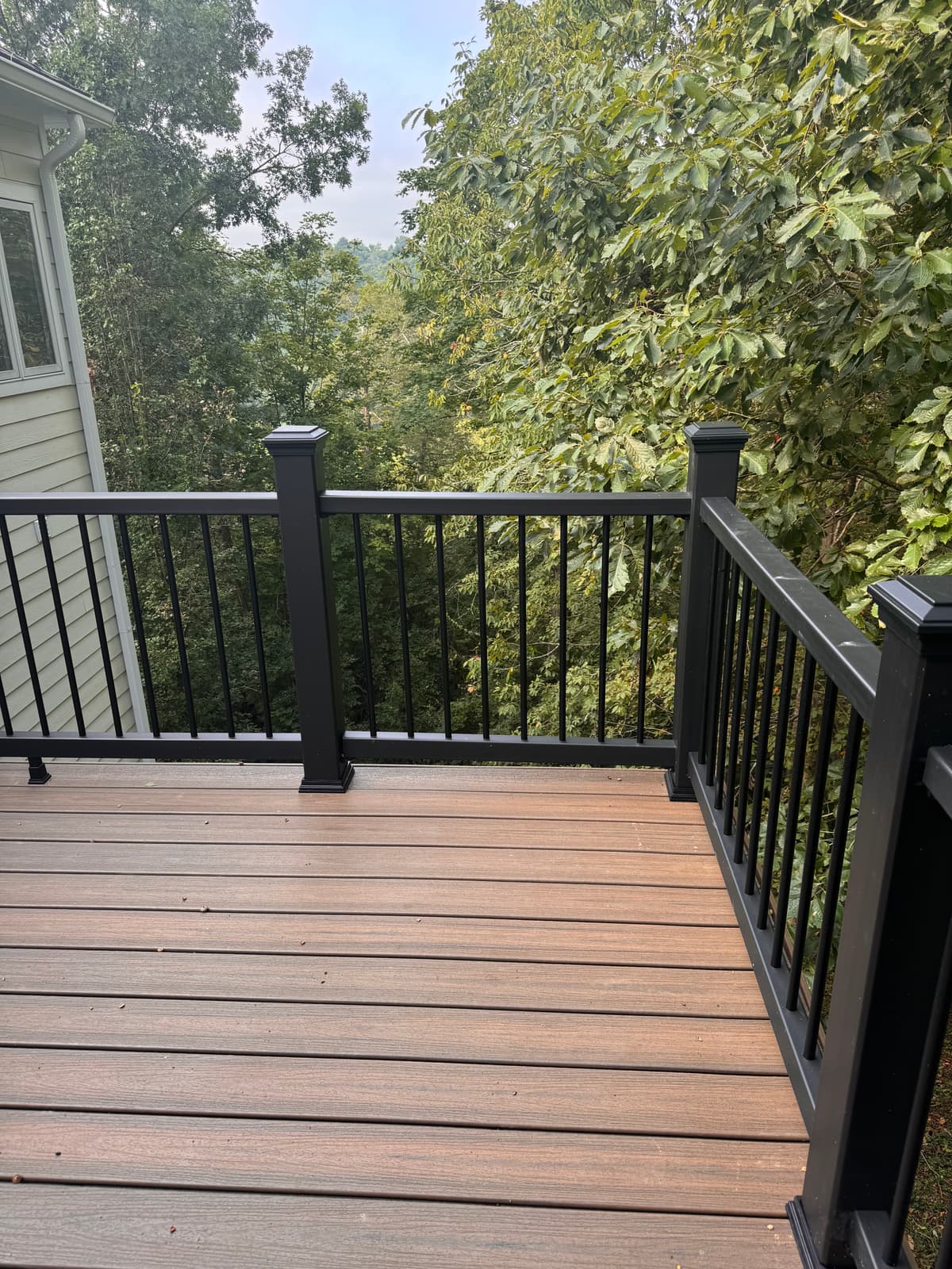 ASB Deck Reconstruction photo in railing work, Central Kentucky.
