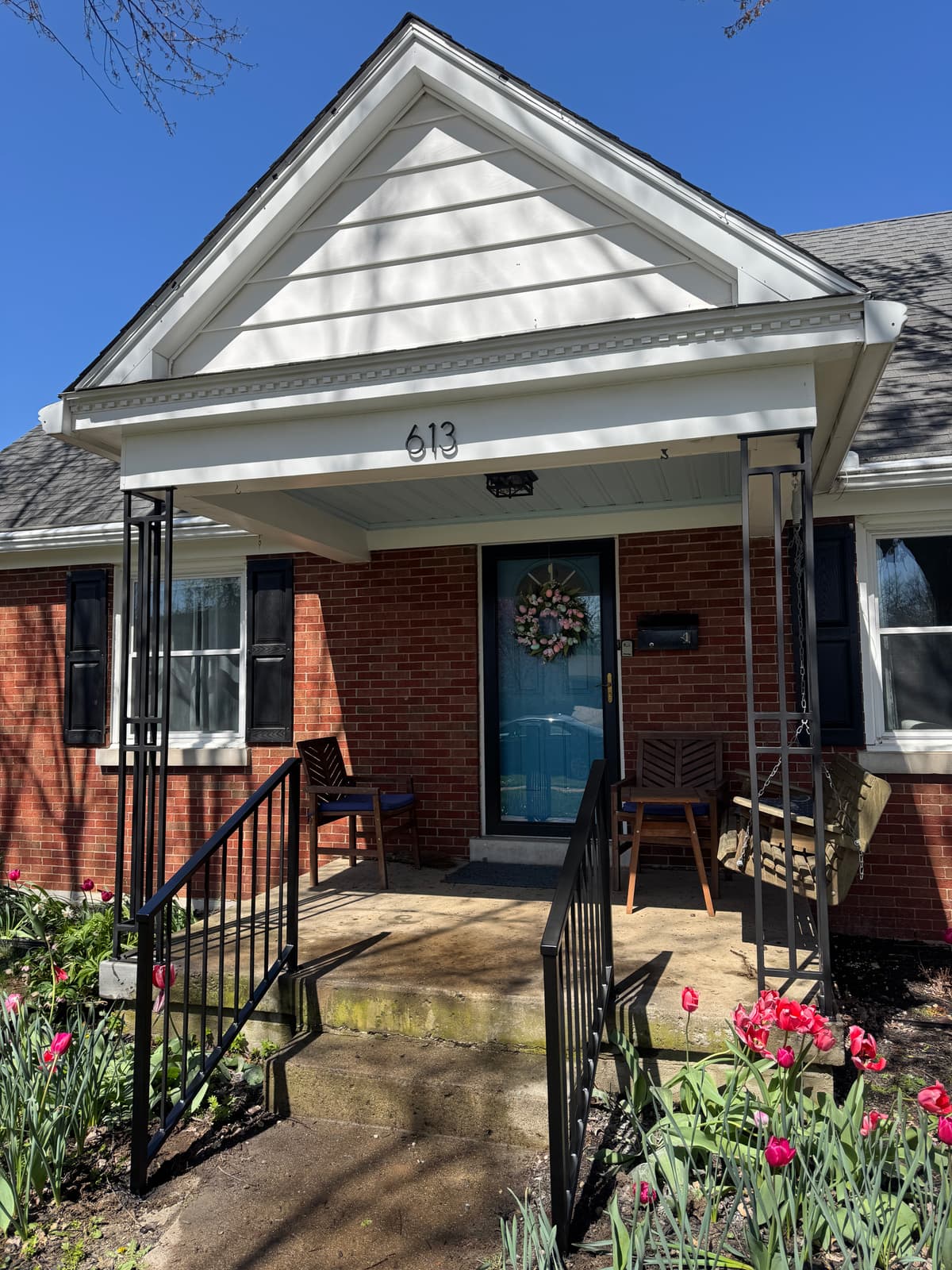 ASB Metal Porch Railings And Posts photo in railing work, Central Kentucky.
