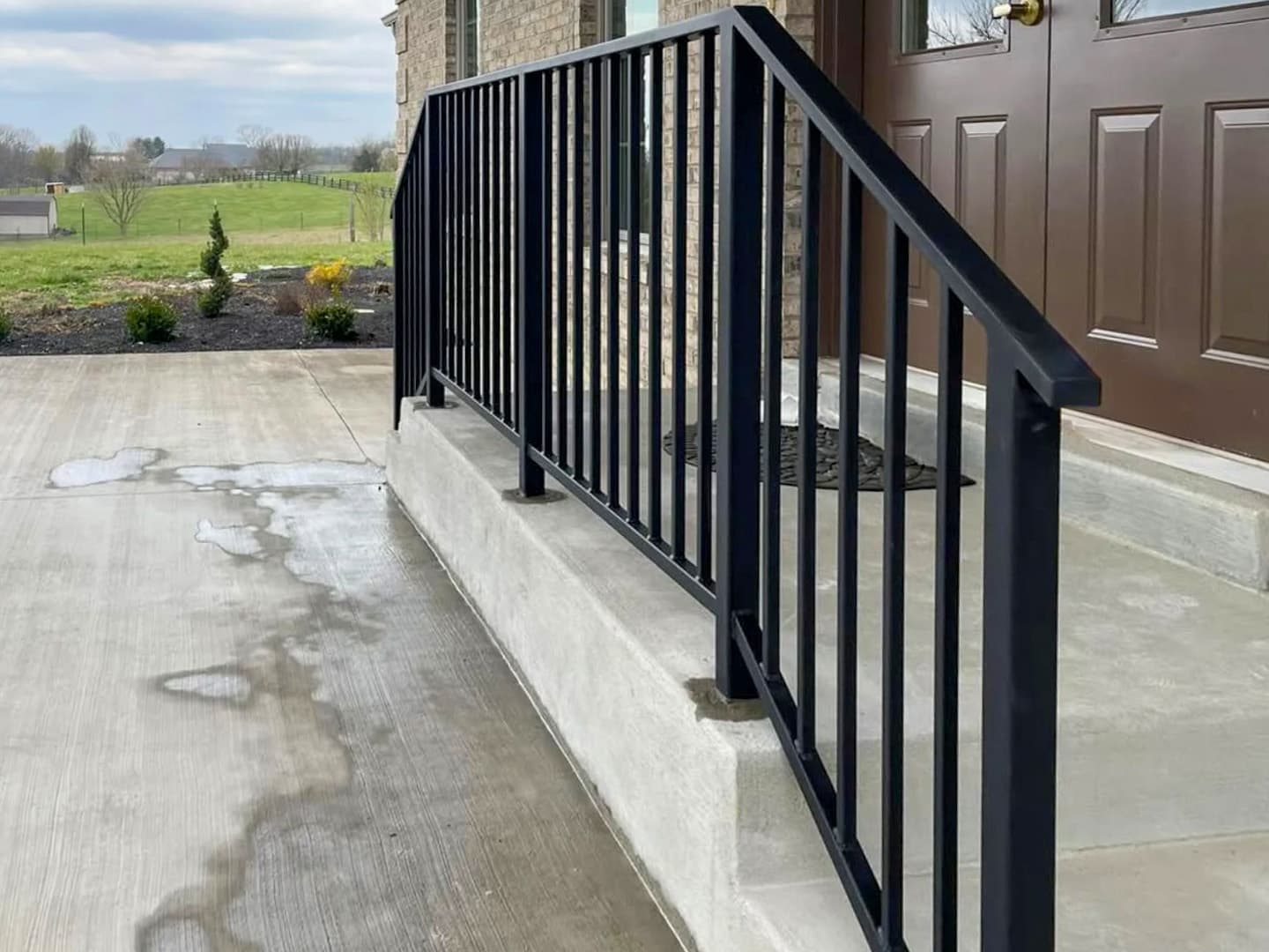 ASB Porch Railing photo in railing work, Central Kentucky.