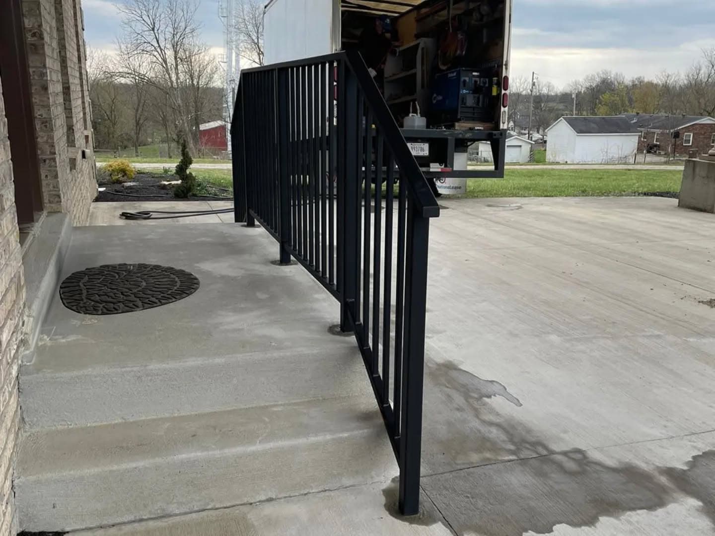 ASB Porch Railing photo in railing work, Central Kentucky.