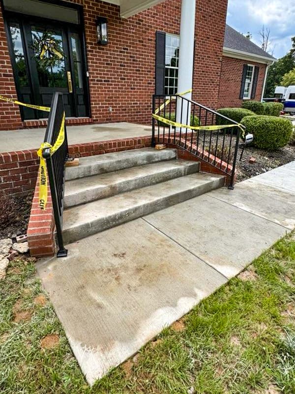 ASB Metal Railing Installation photo in railing work, Central Kentucky.
