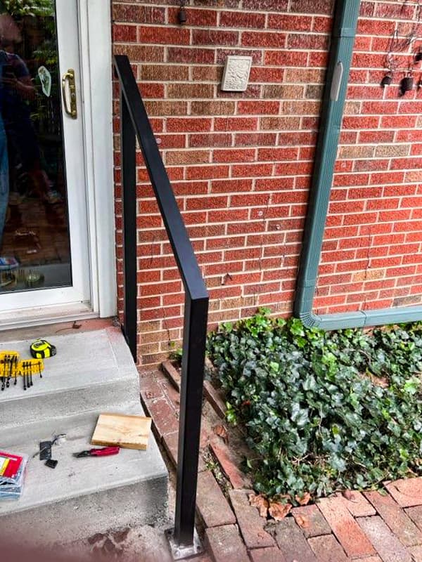 ASB Metal Handrail photo in railing work, Central Kentucky.