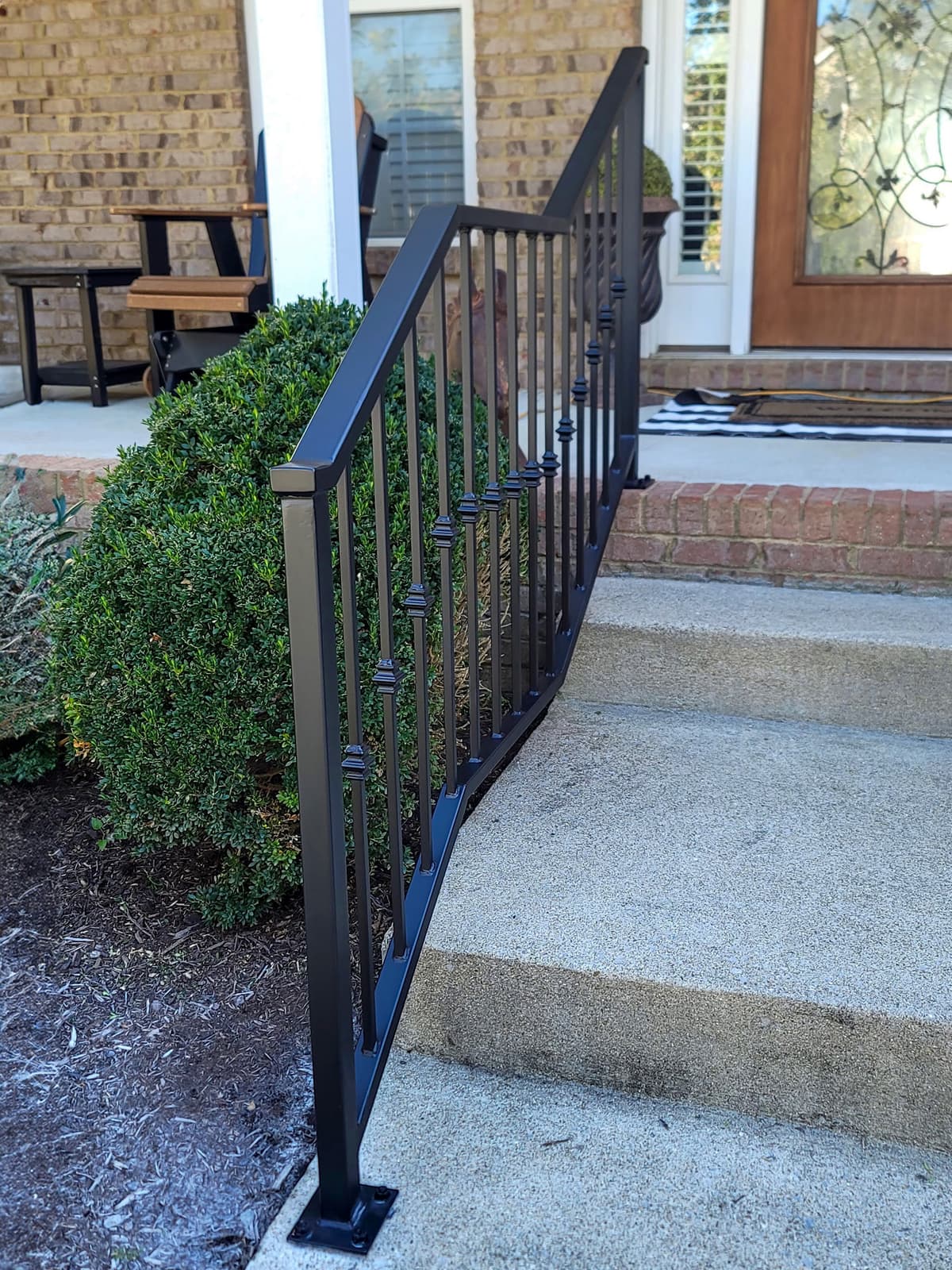 ASB Step Railing photo in railing work, Central Kentucky.