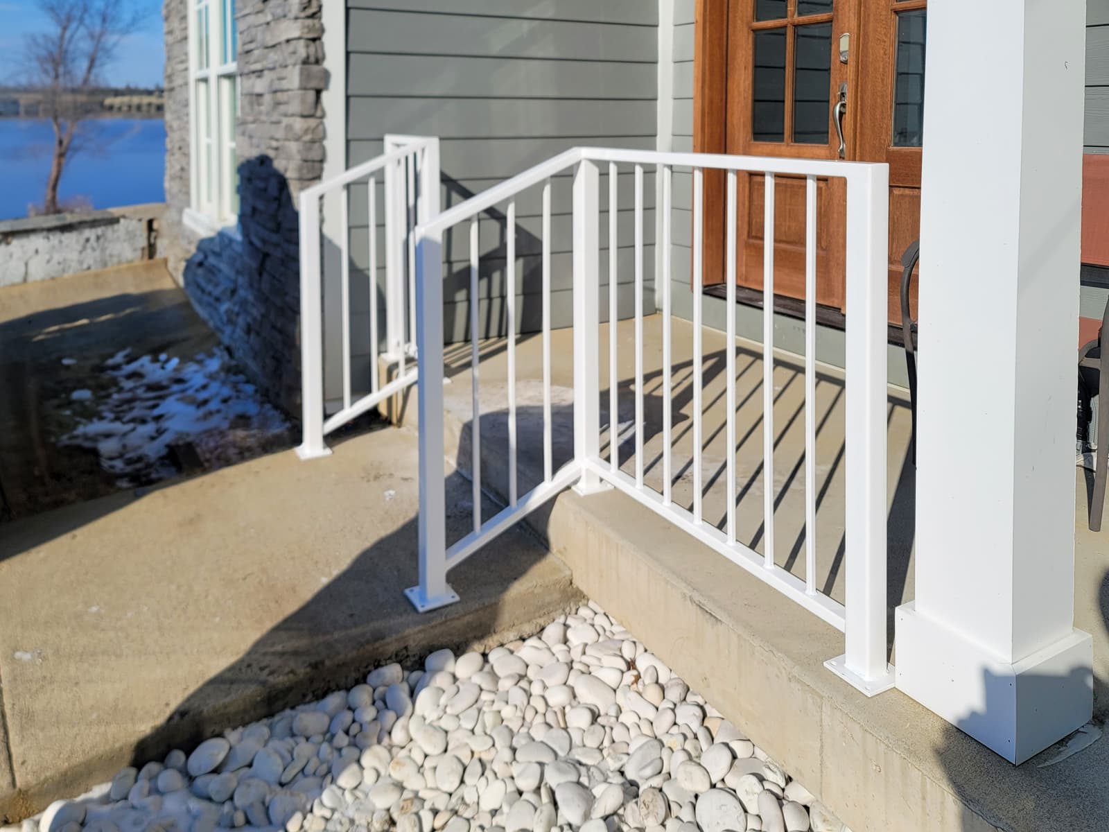 ASB Ornamental Porch Railing photo in railing work, Central Kentucky.