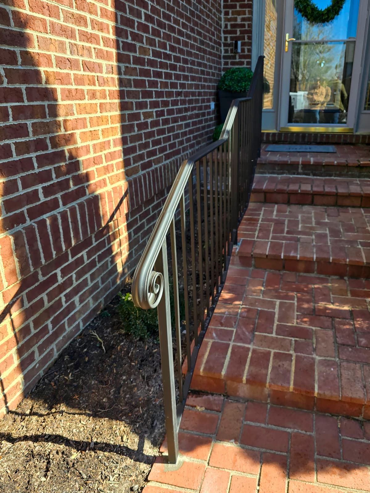 ASB Ornamental Porch Railing photo in railing work, Central Kentucky.